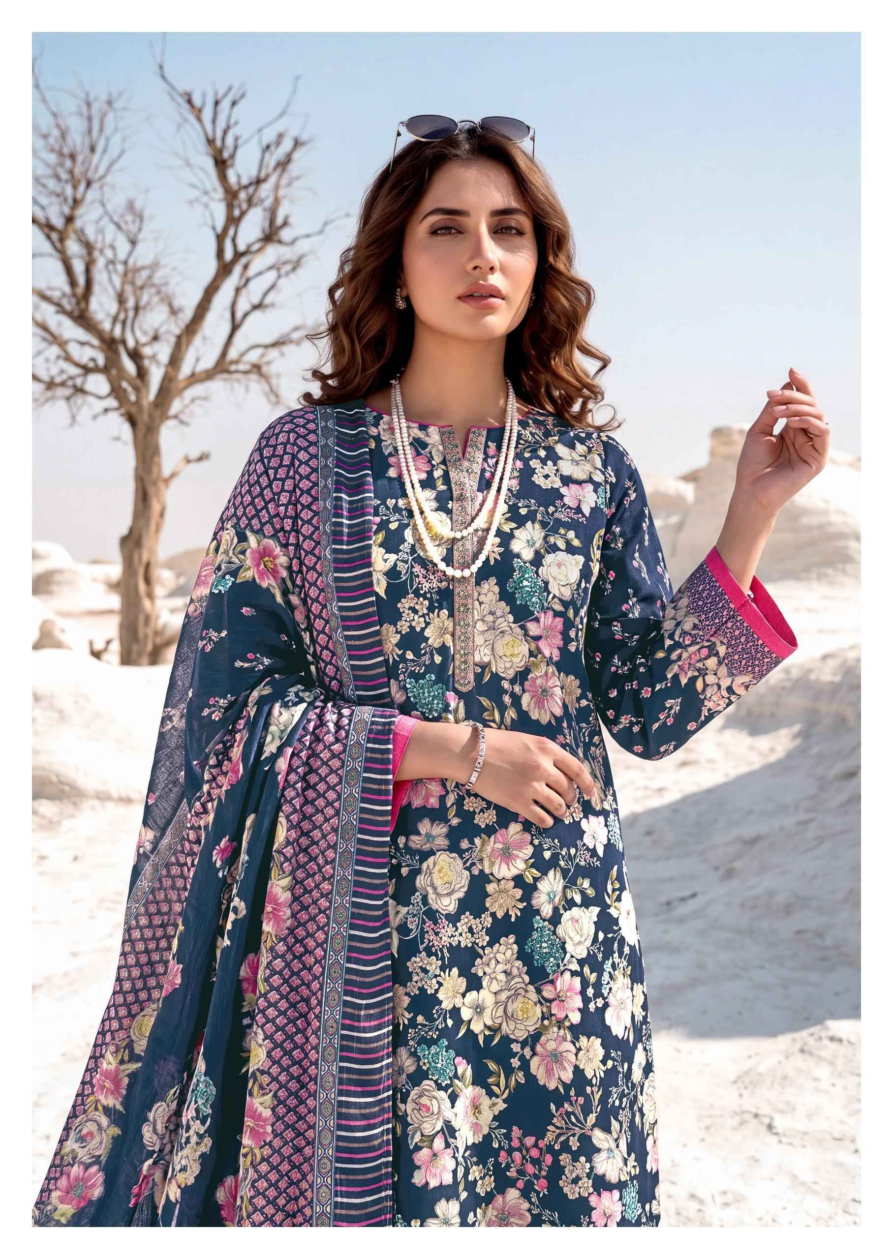 Harshit Fashion Lumina Zam Dress Material (6 pcs Catalogue)