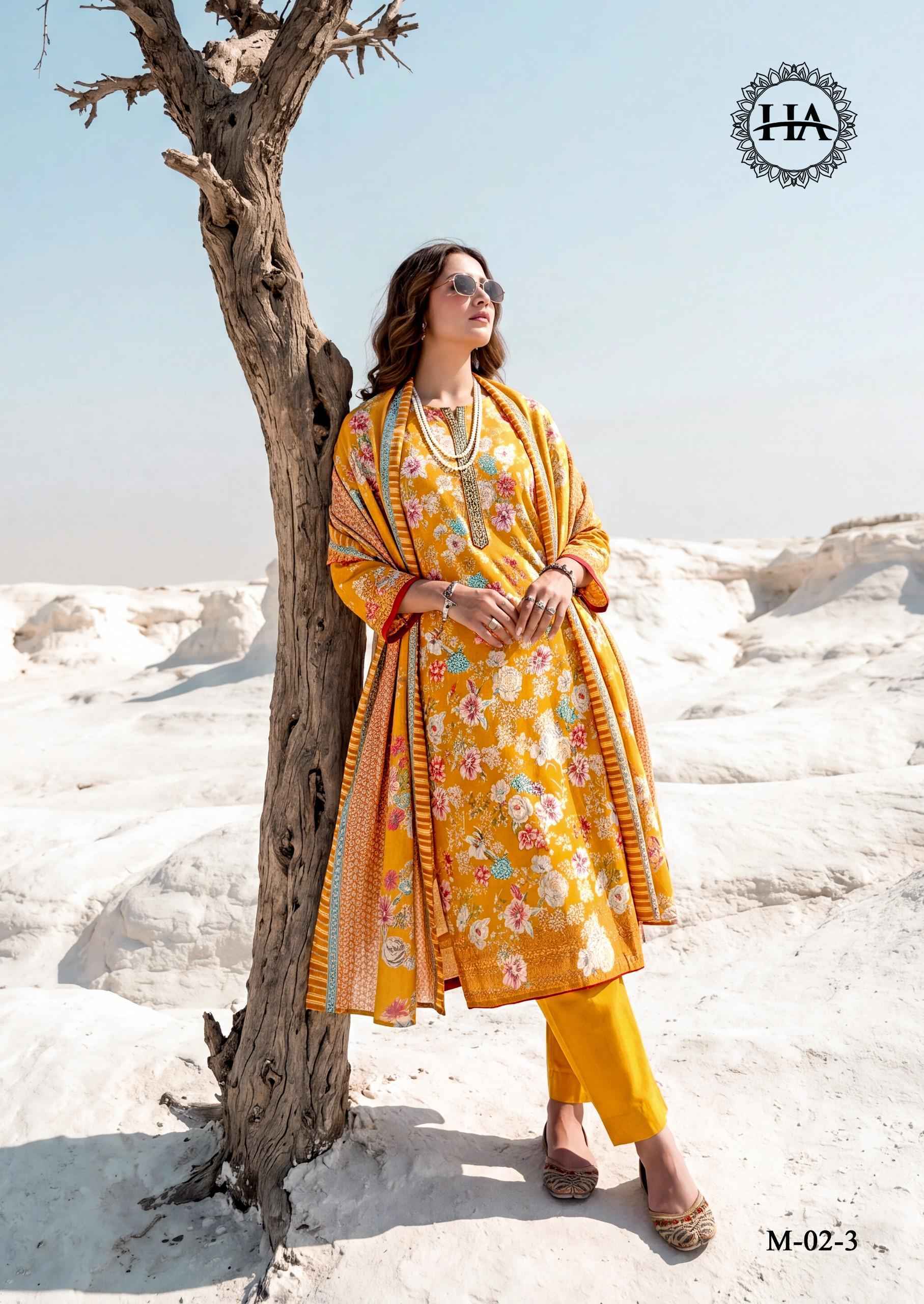 Harshit Fashion Lumina Zam Dress Material (6 pcs Catalogue)