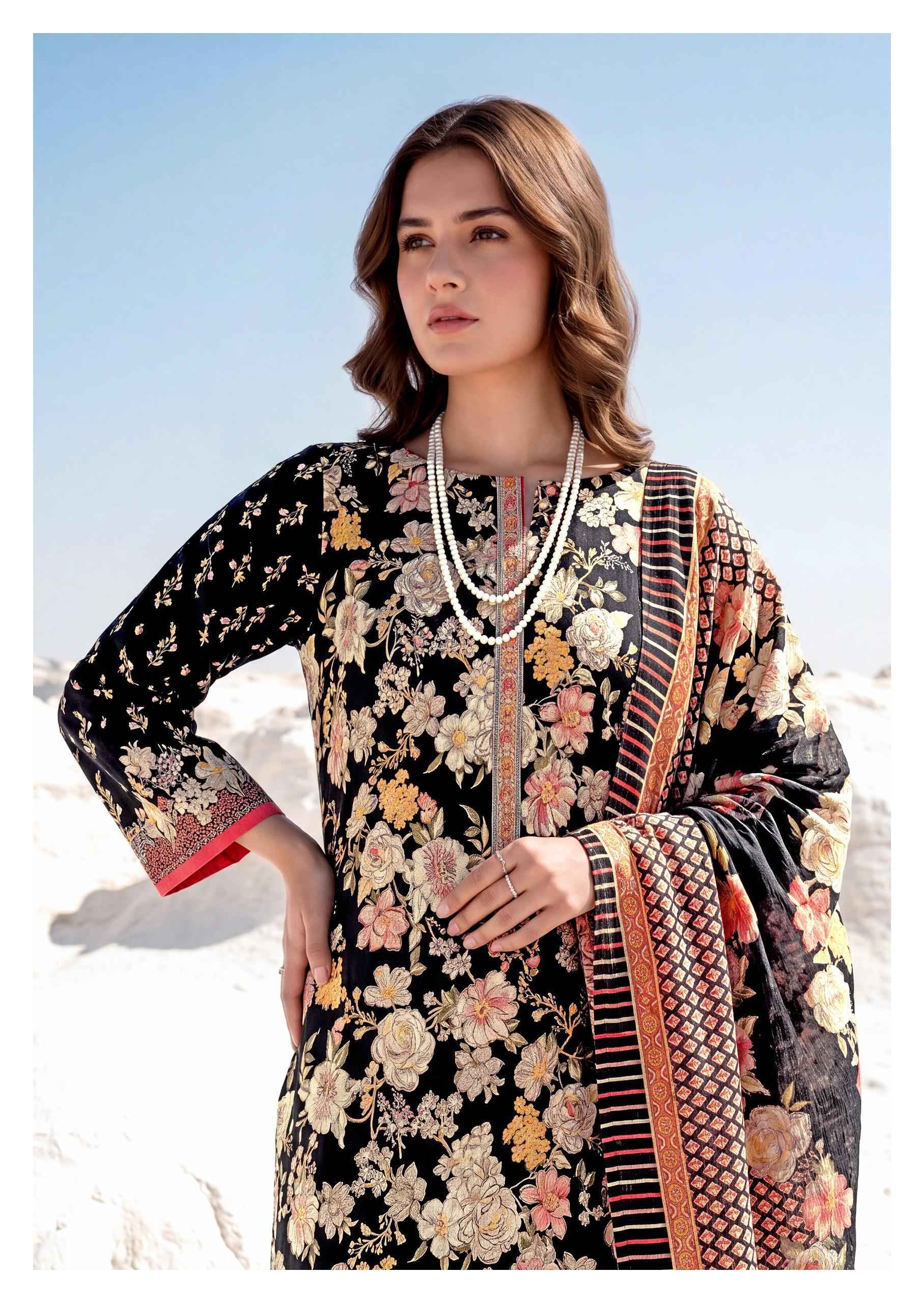 Harshit Fashion Lumina Zam Dress Material (6 pcs Catalogue)