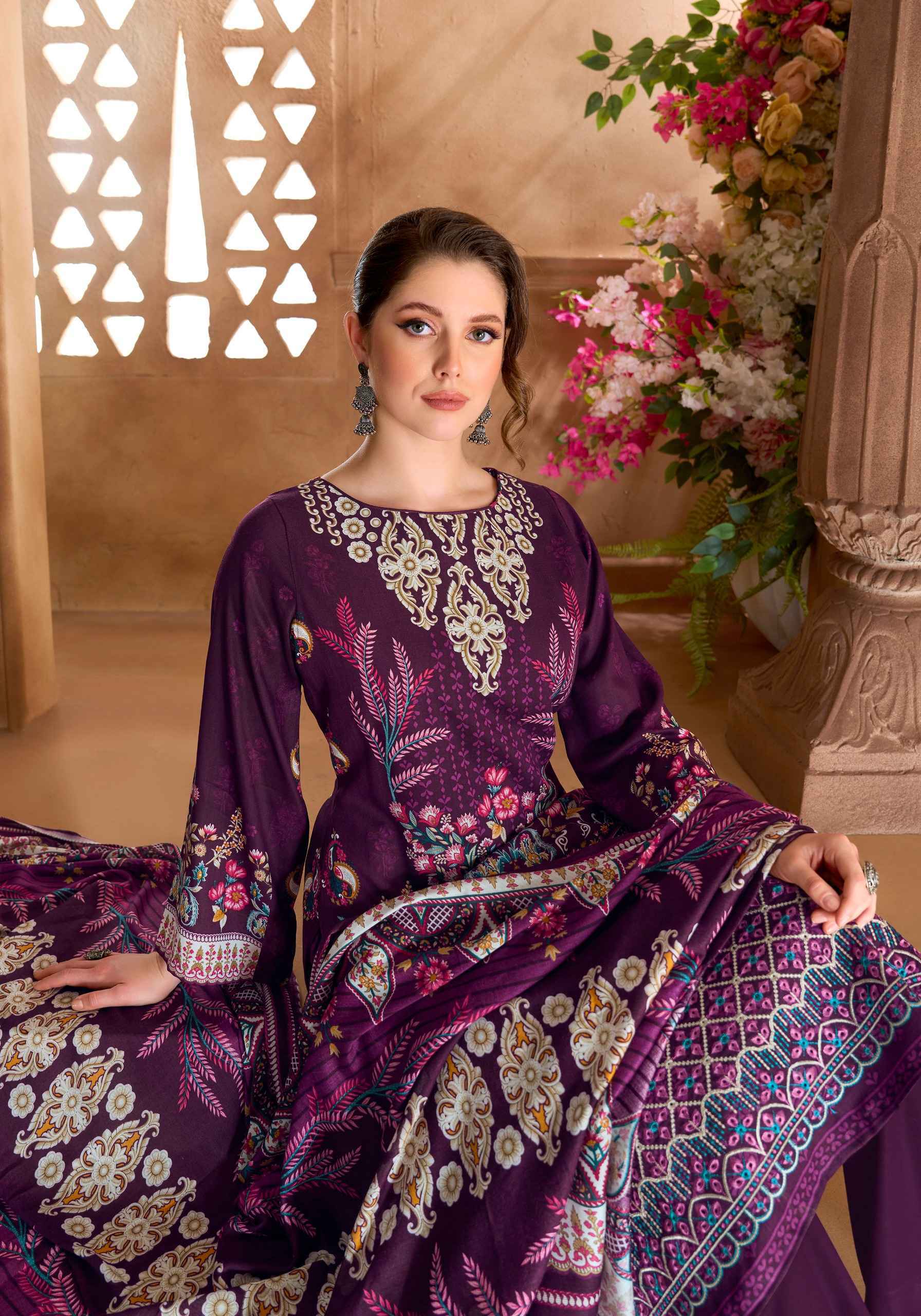 Harshit Fashion Noor Street Viscose Reyon Dress Material (6 pcs Catalogue)
