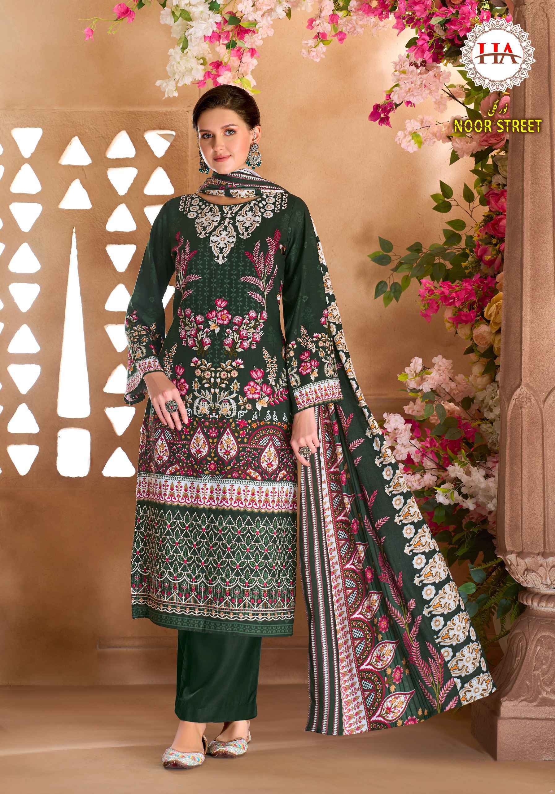 Harshit Fashion Noor Street Viscose Reyon Dress Material (6 pcs Catalogue)