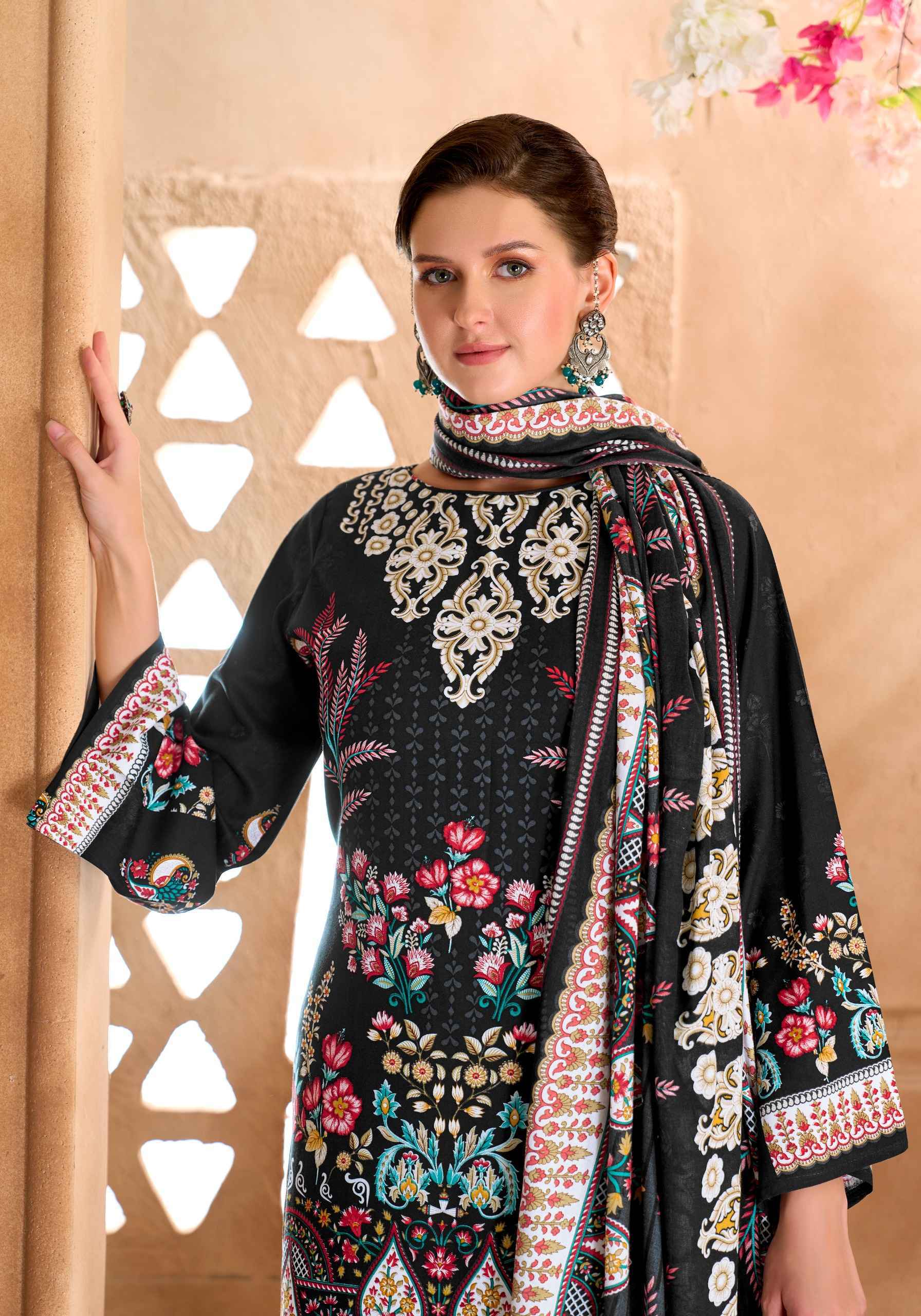 Harshit Fashion Noor Street Viscose Reyon Dress Material (6 pcs Catalogue)