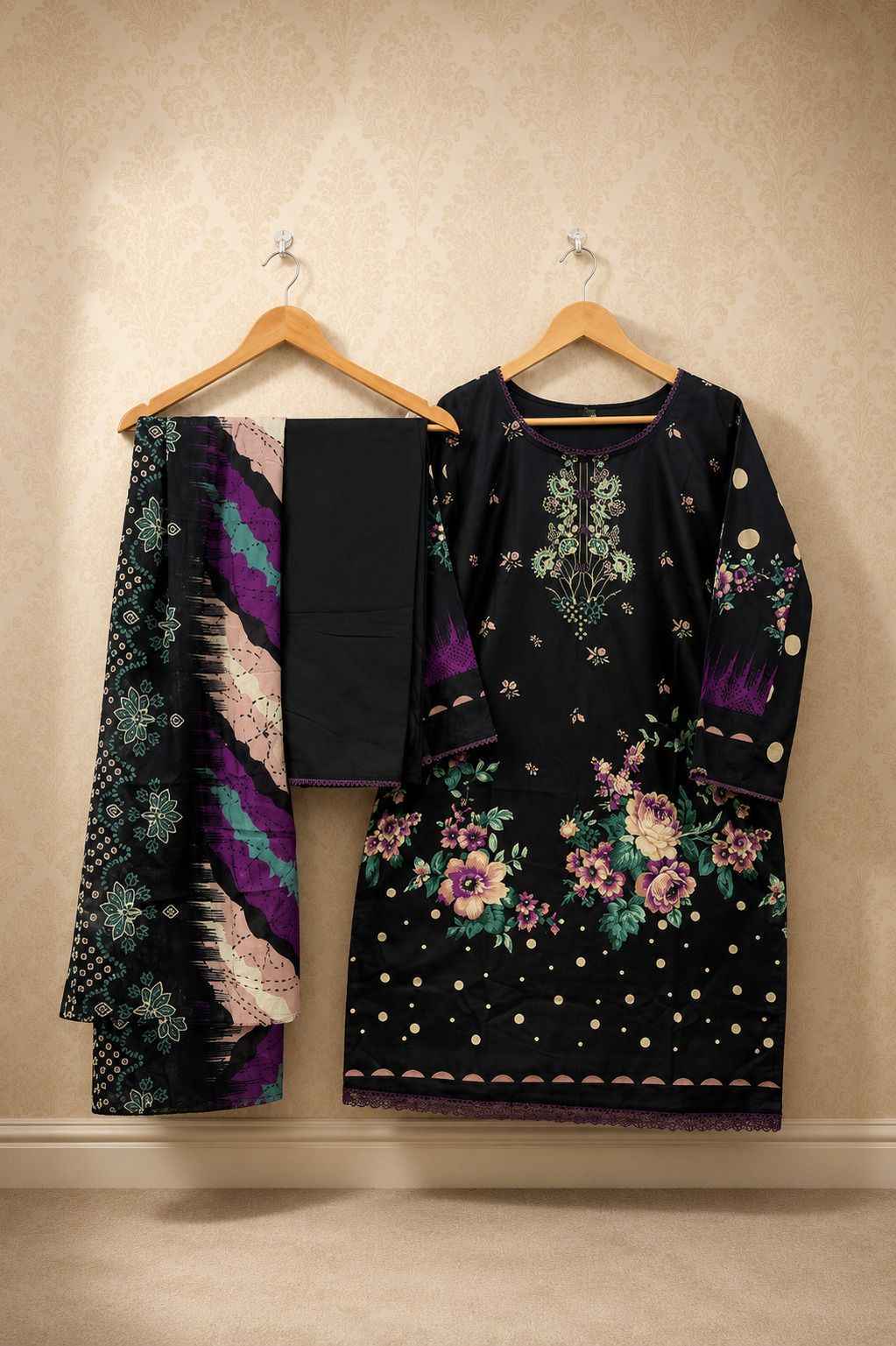 Jade Bin Saeed Heavy Luxury Vol-19 Readymade Cotton Dress (6 pcs Catalogue)