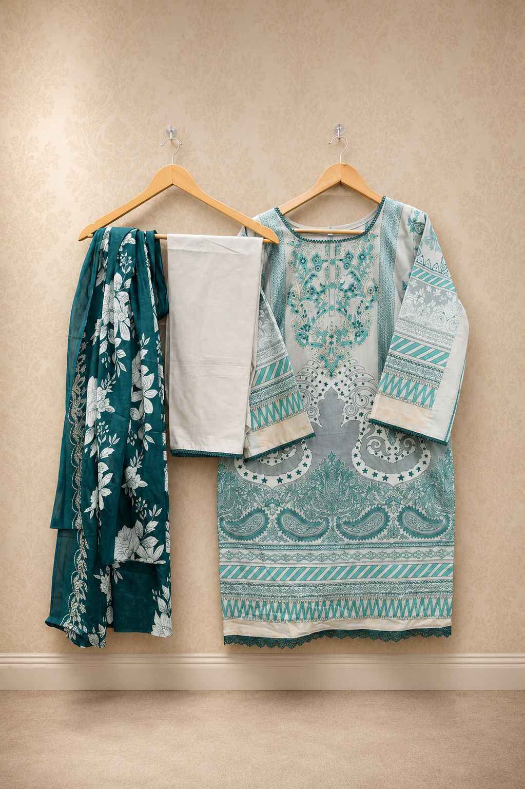 Jade Bin Saeed Heavy Luxury Vol-19 Readymade Cotton Dress (6 pcs Catalogue)