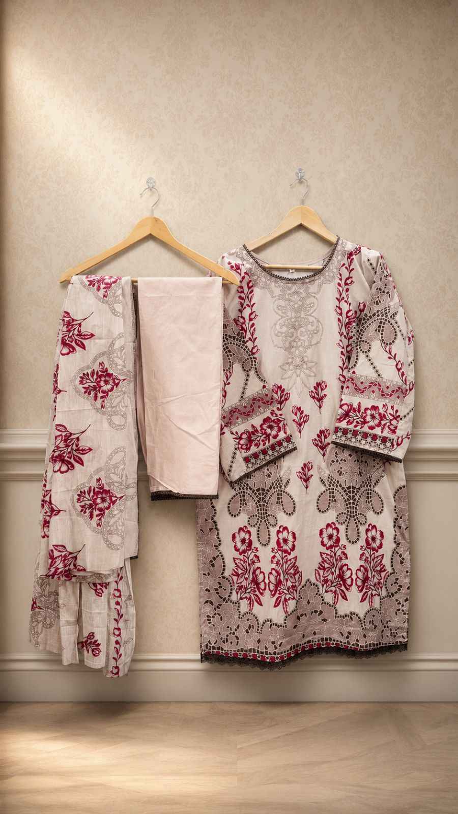 Jade Bin Saeed Heavy Luxury Vol-19 Readymade Cotton Dress (6 pcs Catalogue)