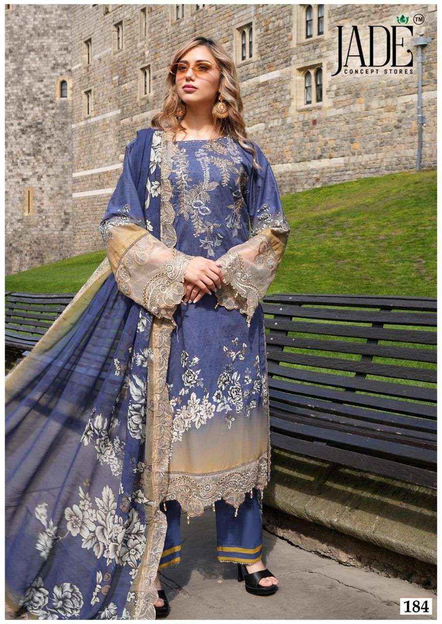 Jade Chevron Vol-19 Cotton Dress Material (6 Pc Catalog)