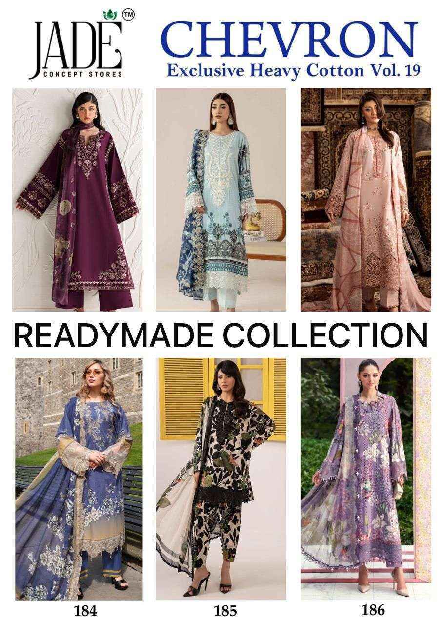Jade Chevron Vol-19 Readymade Cotton Dress (6 Pc Catalog)