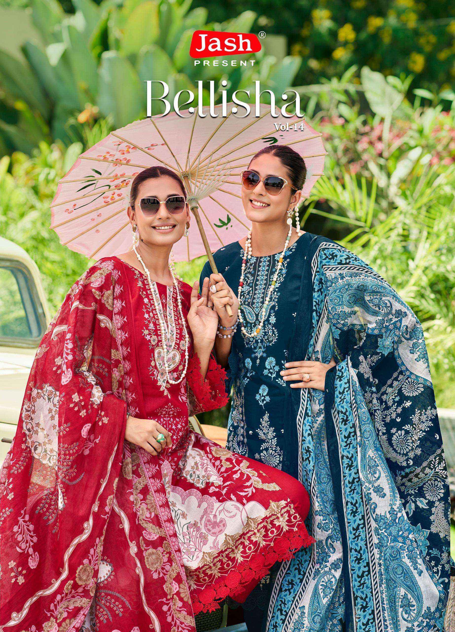 Jash Bellisha Vol-14 Cotton Dress Material (10 pcs Catalogue)