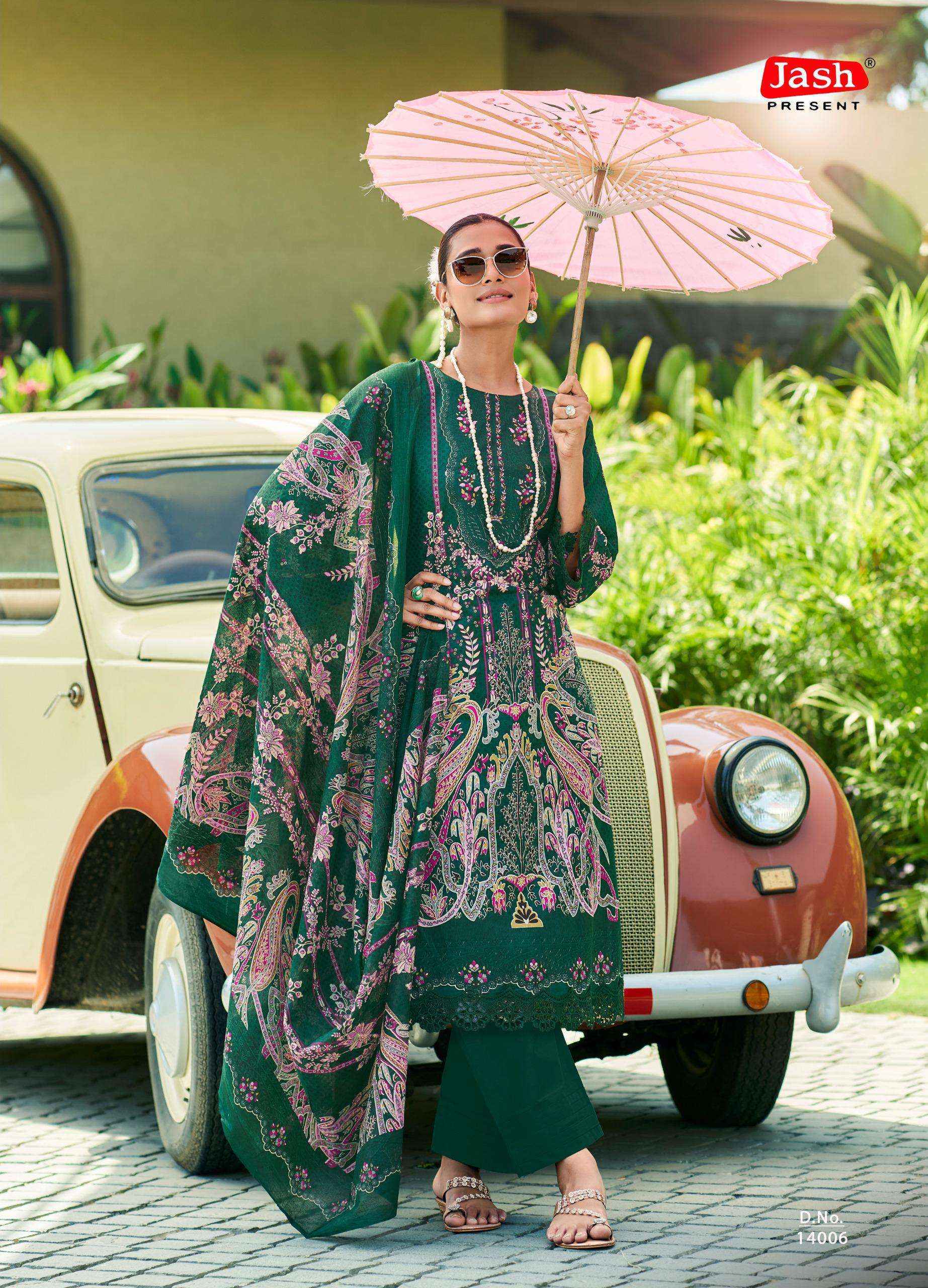 Jash Bellisha Vol-14 Cotton Dress Material (10 pcs Catalogue)