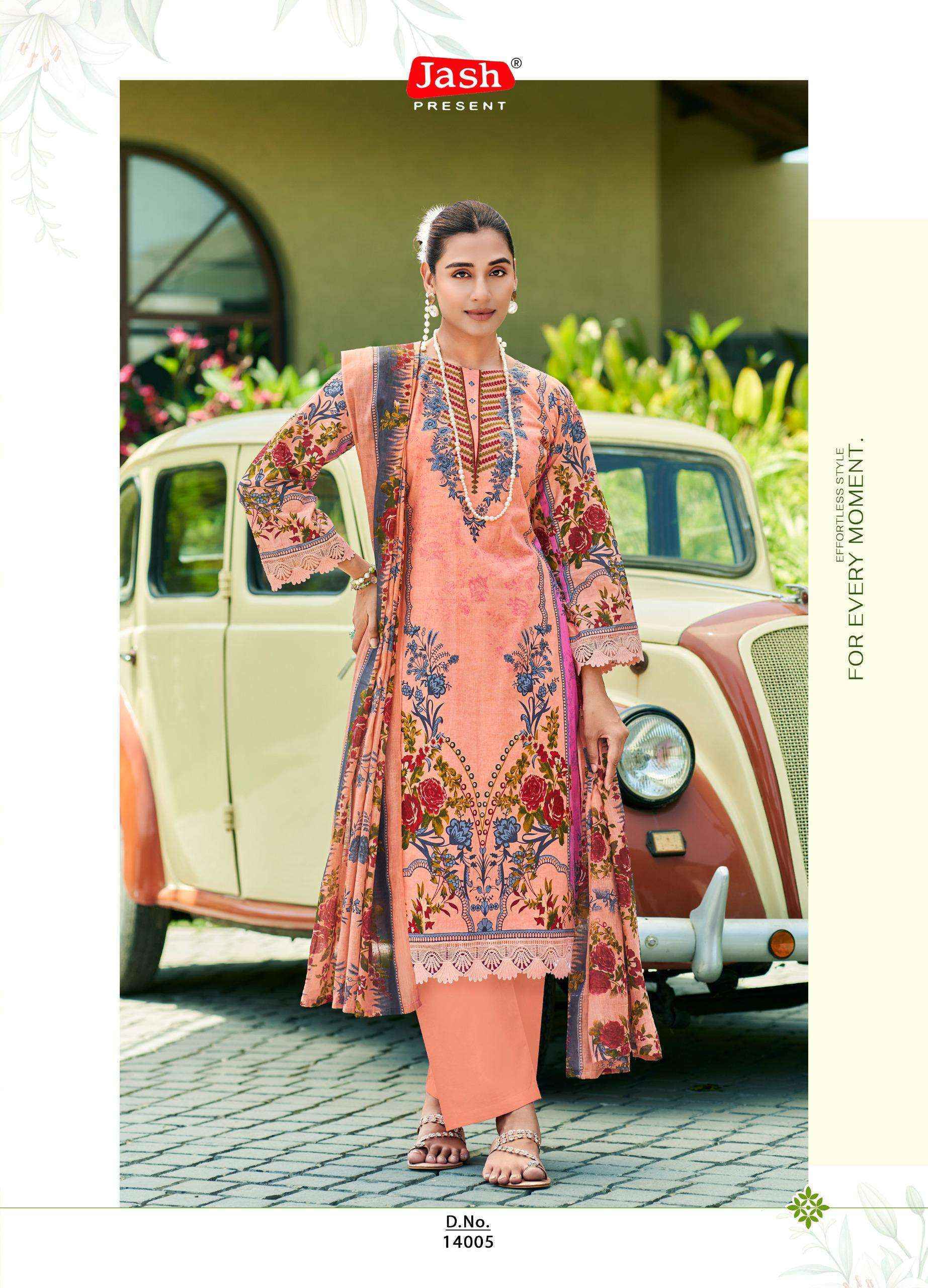 Jash Bellisha Vol-14 Cotton Dress Material (10 pcs Catalogue)