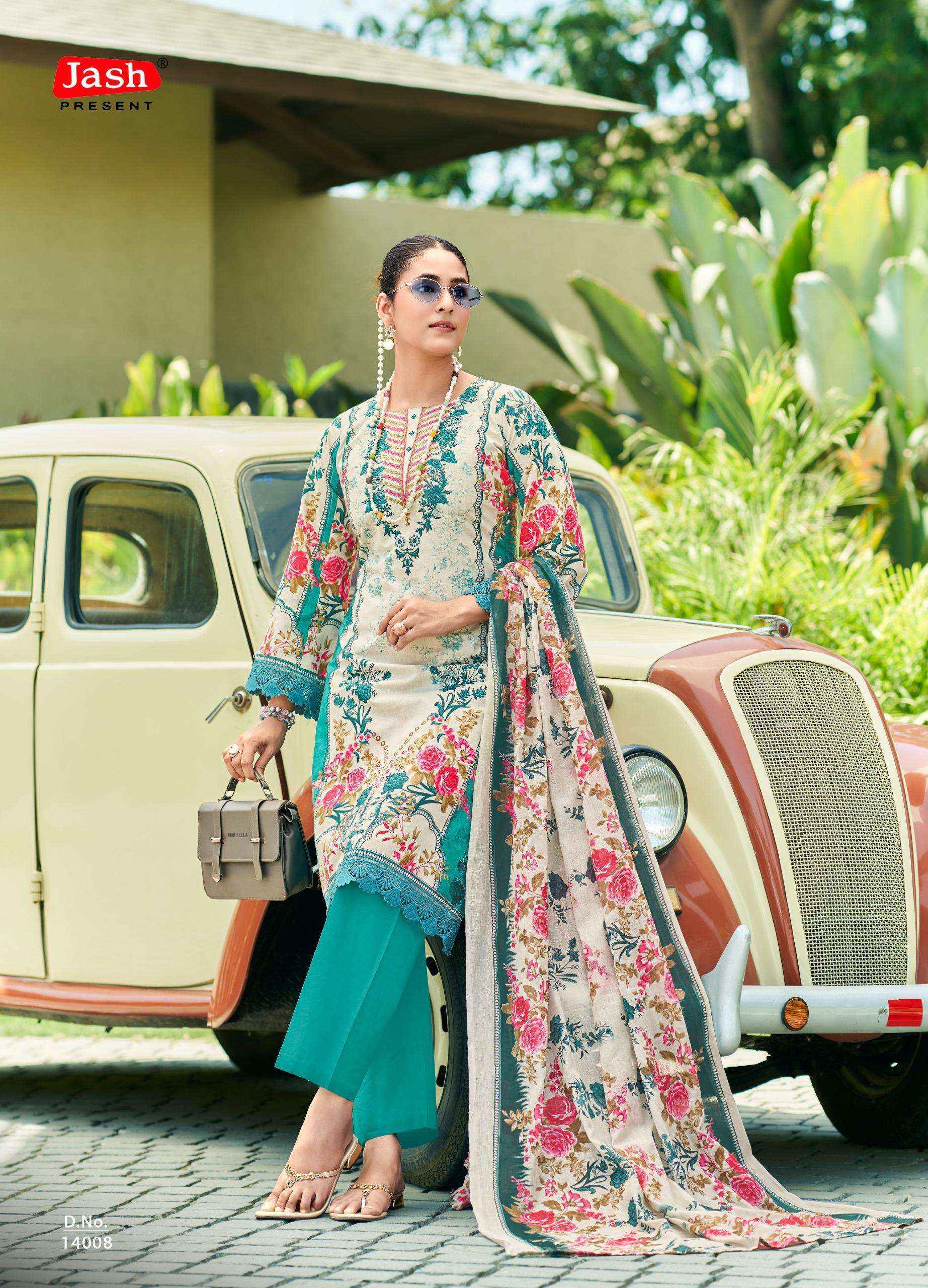 Jash Bellisha Vol-14 Cotton Dress Material (10 pcs Catalogue)