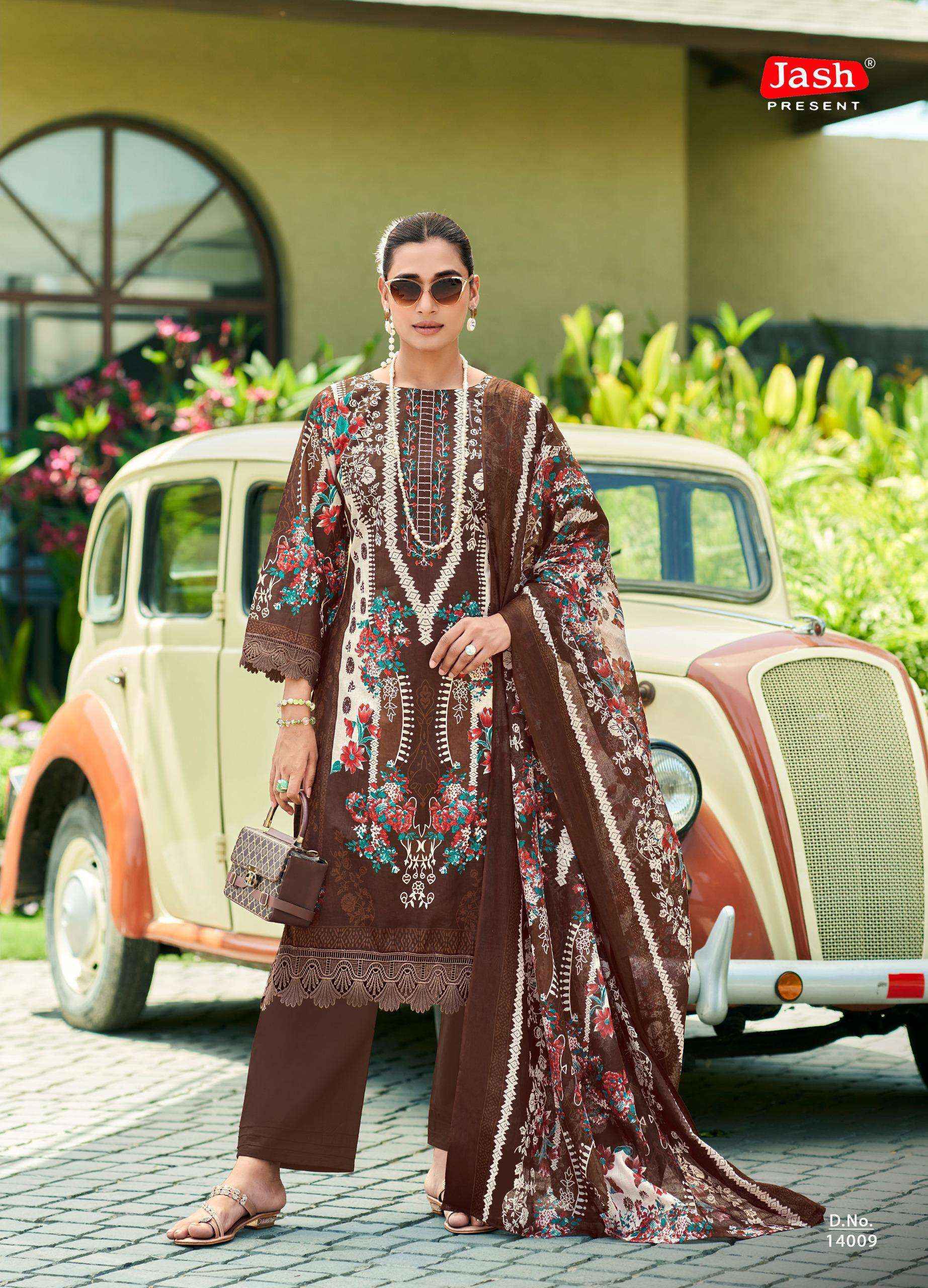 Jash Bellisha Vol-14 Cotton Dress Material (10 pcs Catalogue)
