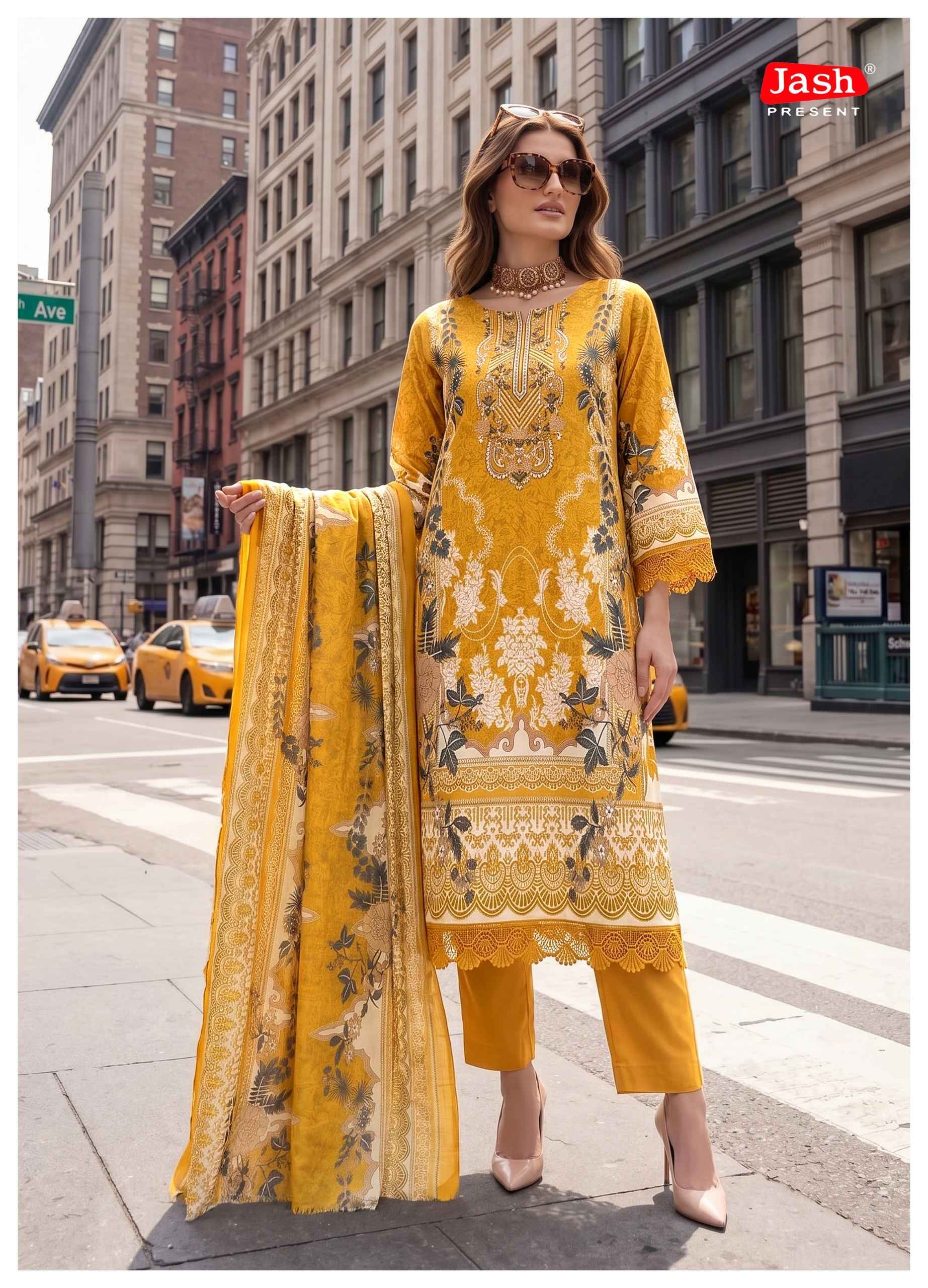 Jash Elliza Vol-56 Cotton Dress Material (10 pcs Catalogue)