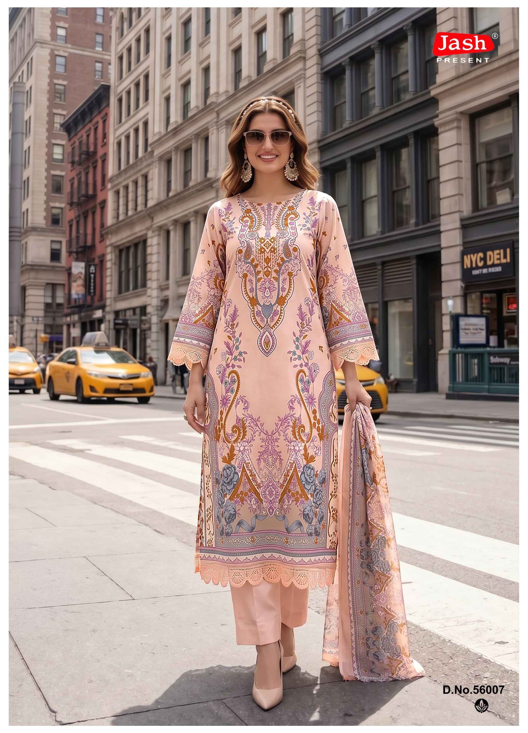 Jash Elliza Vol-56 Cotton Dress Material (10 pcs Catalogue)