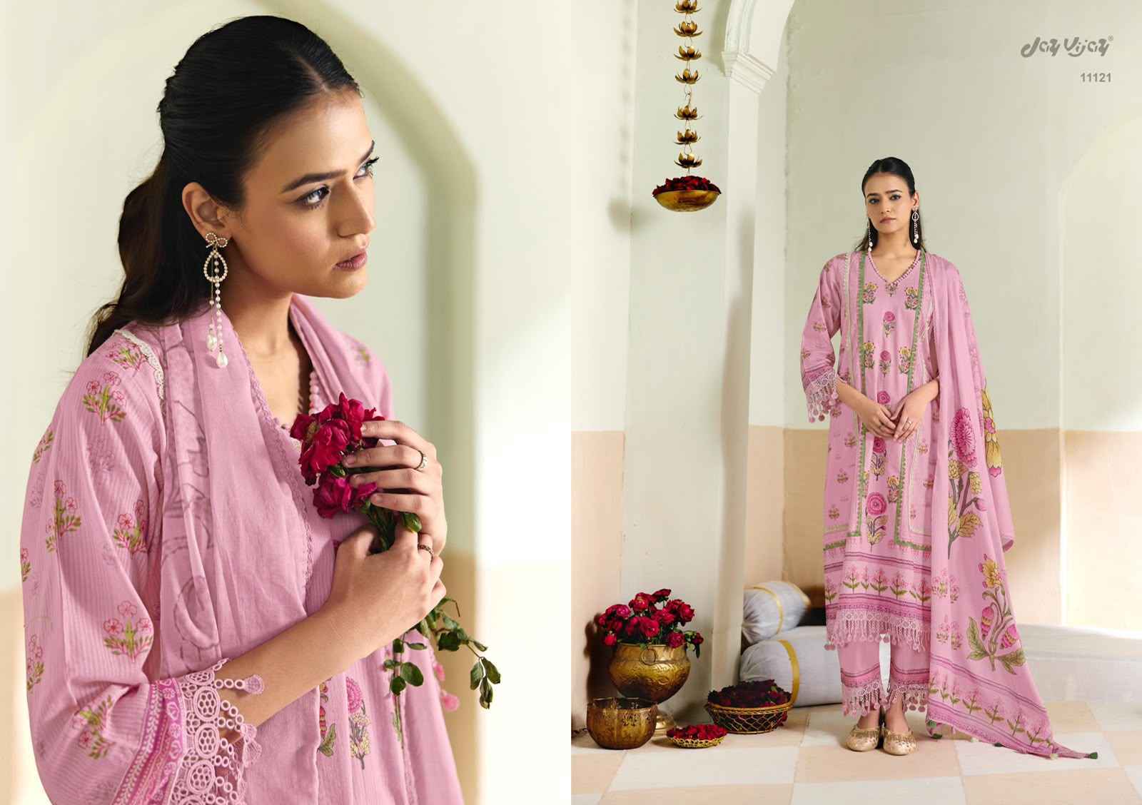 Jay Vijay Pranaya Cotton Dress Material (6 pcs Catalogue)