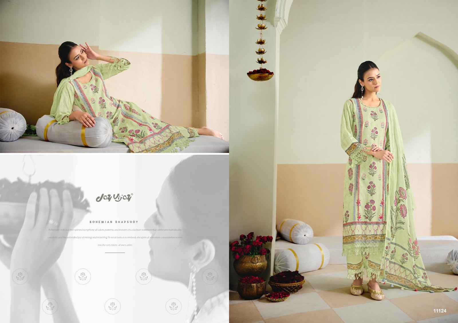 Jay Vijay Pranaya Cotton Dress Material (6 pcs Catalogue)