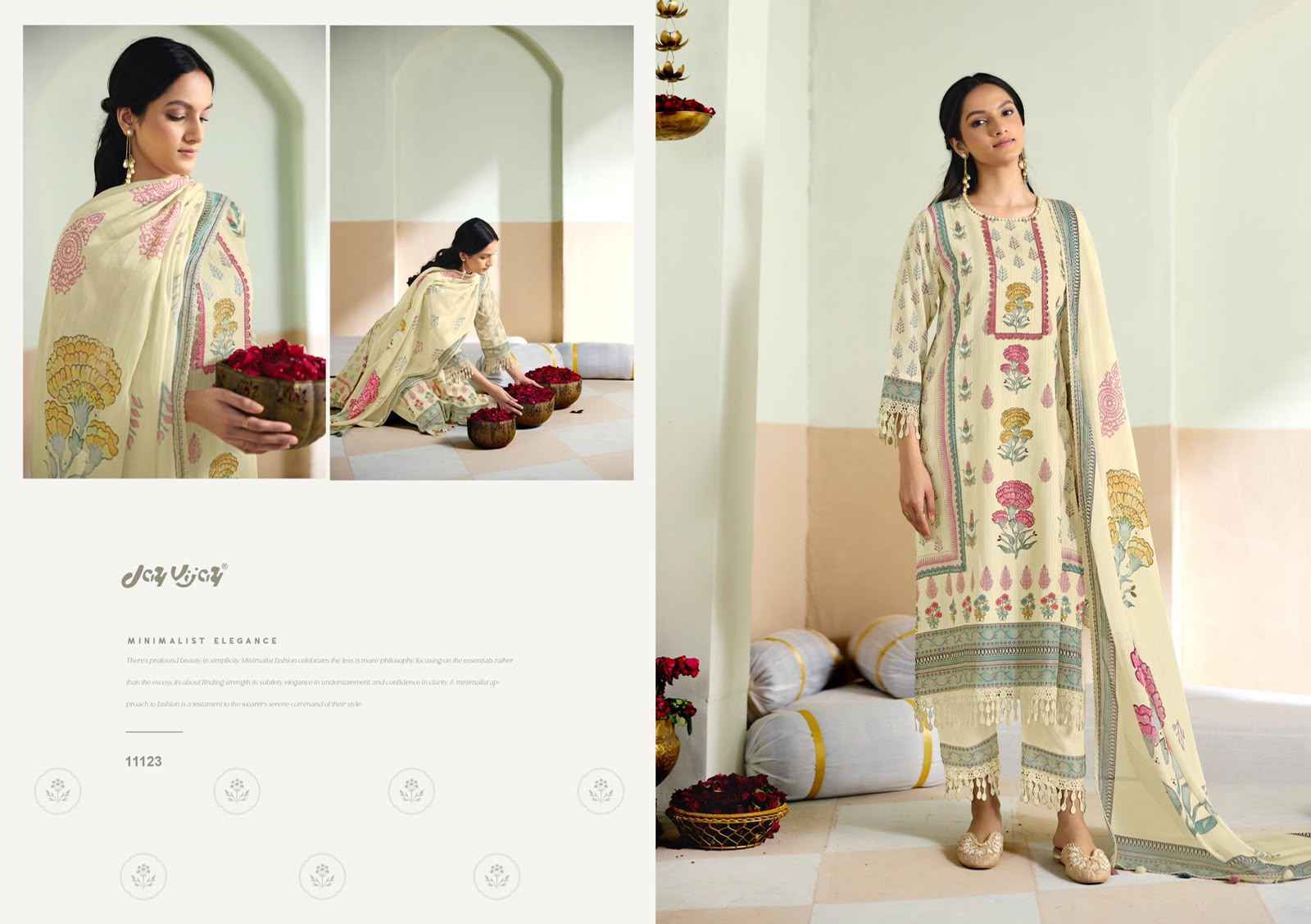 Jay Vijay Pranaya Cotton Dress Material (6 pcs Catalogue)