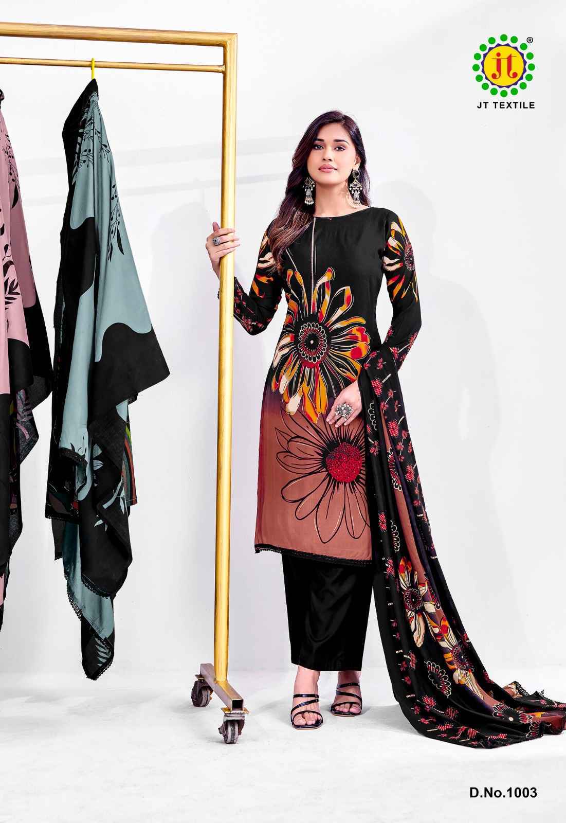 Jt Falguni Rayon Dress Material (5 pcs Catalogue)