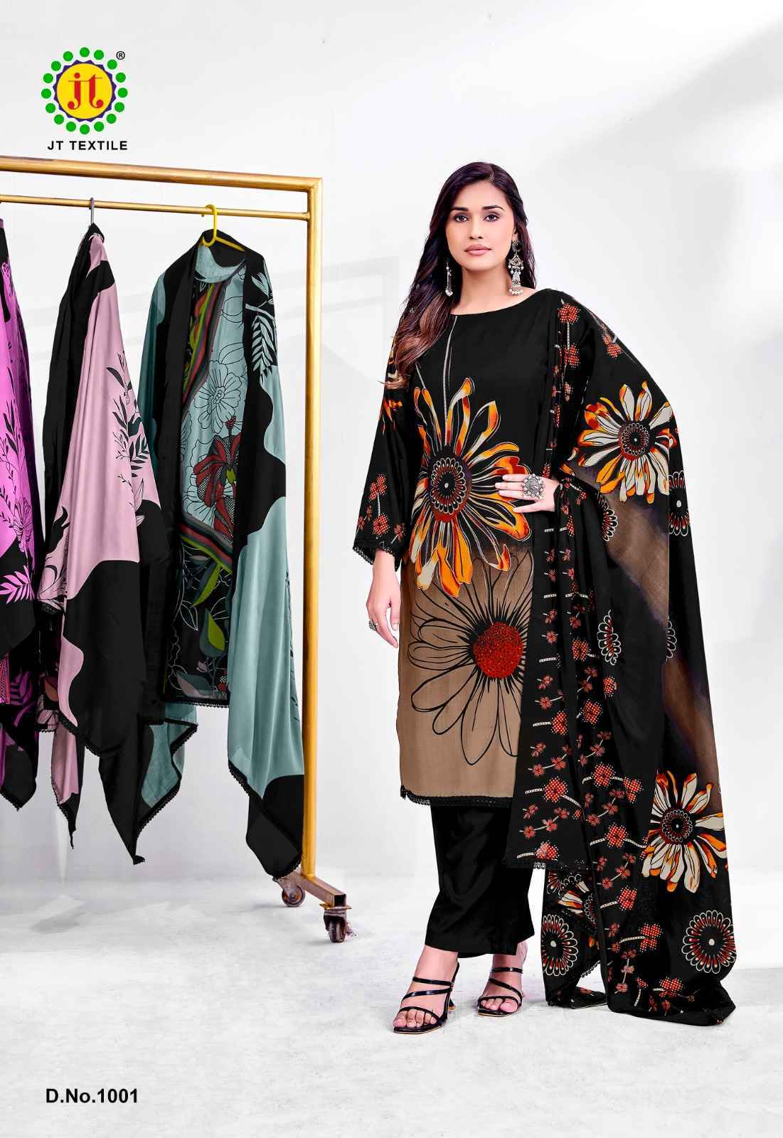 Jt Falguni Rayon Dress Material (5 pcs Catalogue)