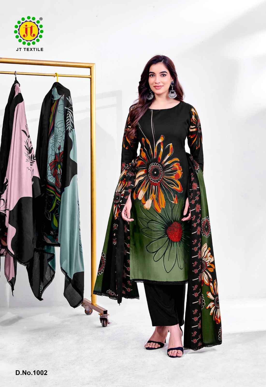 Jt Falguni Rayon Dress Material (5 pcs Catalogue)