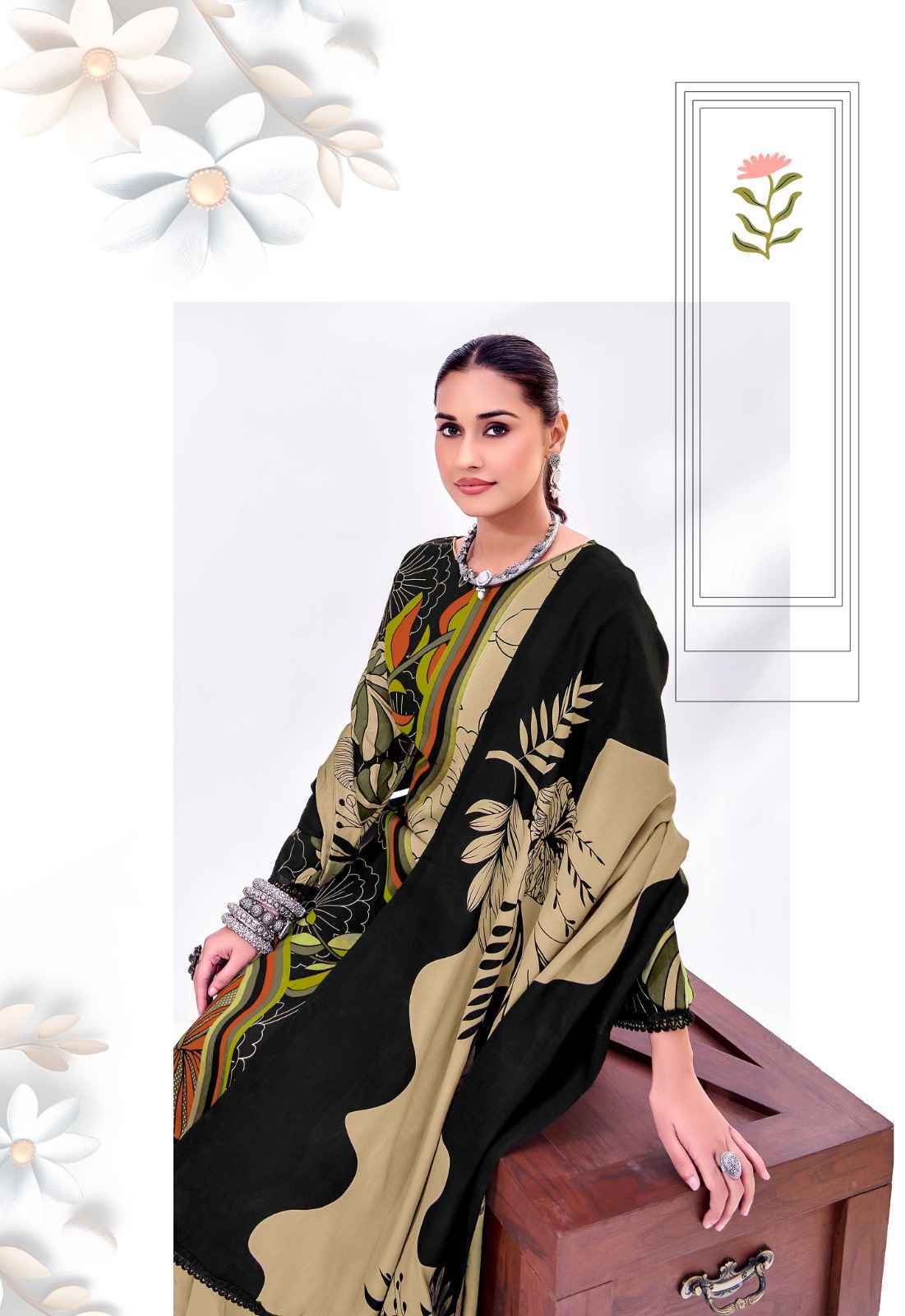 Jt Nigaar Vol-12 Rayon Dress Material (5 pcs Catalogue)