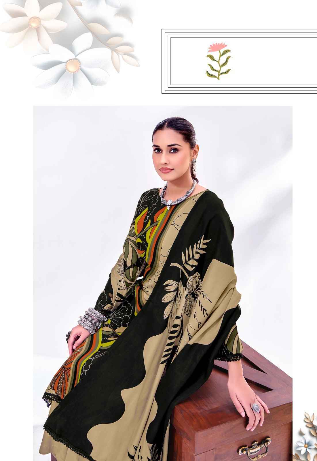 Jt Nigaar Vol-12 Rayon Dress Material (5 pcs Catalogue)