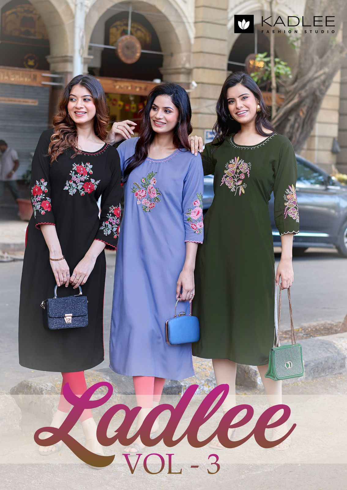 Kadlee Ladlee Vol-3 Rayon Kurti (6 pcs Catalogue)