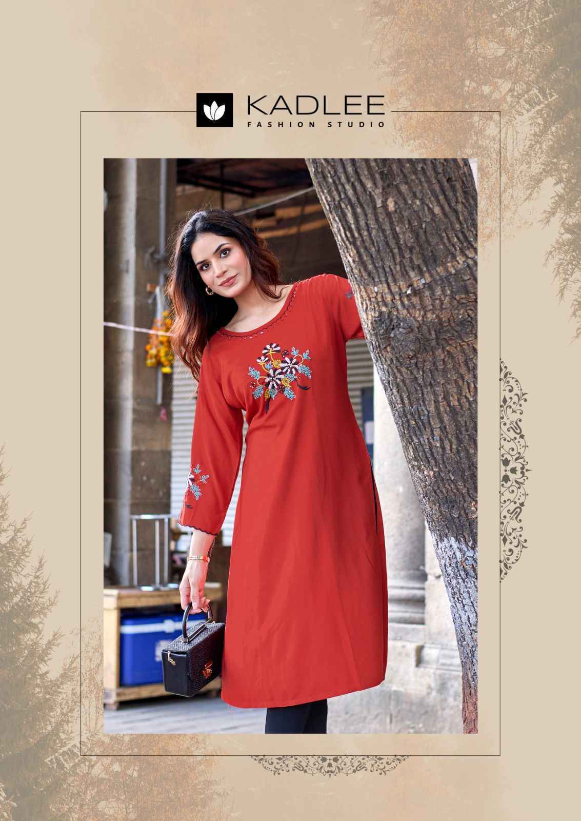 Kadlee Ladlee Vol-3 Rayon Kurti (6 pcs Catalogue)