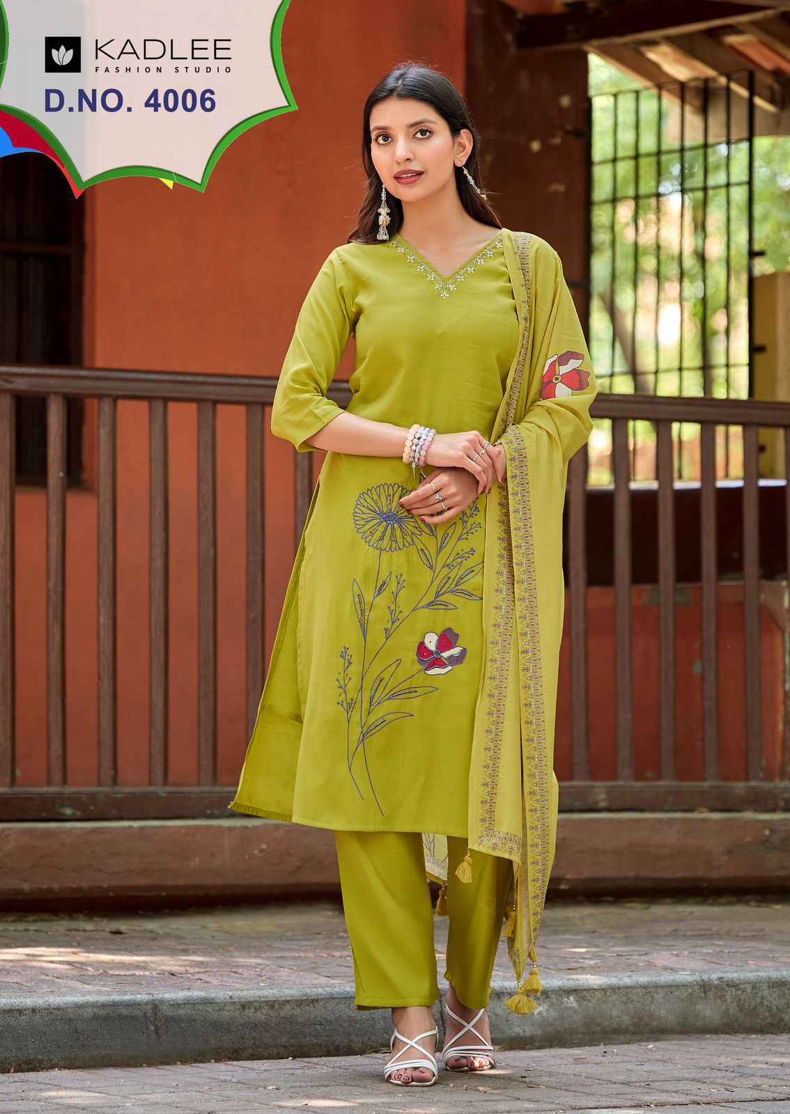Kadlee Raahi Roman Silk Readymade Suit (6 pcs Catalogue)