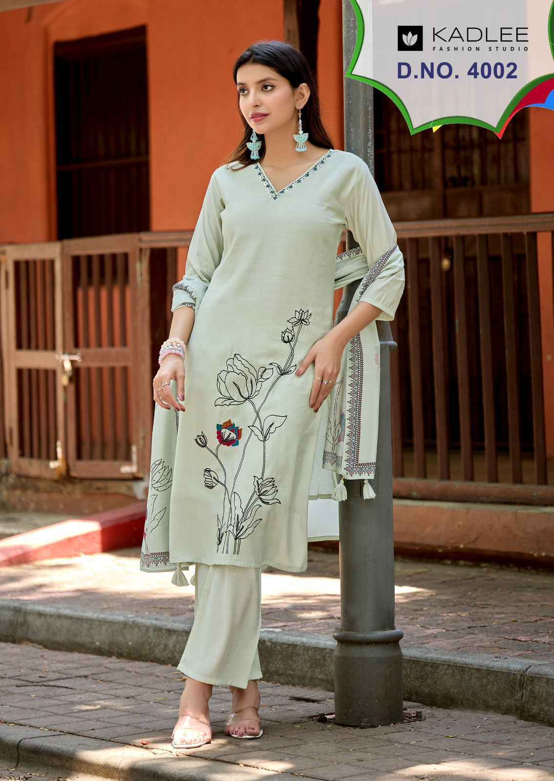 Kadlee Raahi Roman Silk Readymade Suit (6 pcs Catalogue)