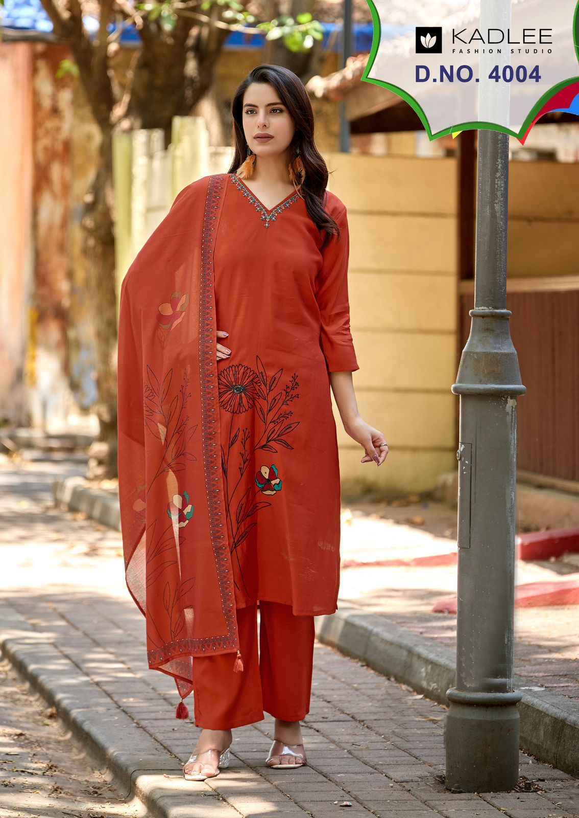 Kadlee Raahi Roman Silk Readymade Suit (6 pcs Catalogue)