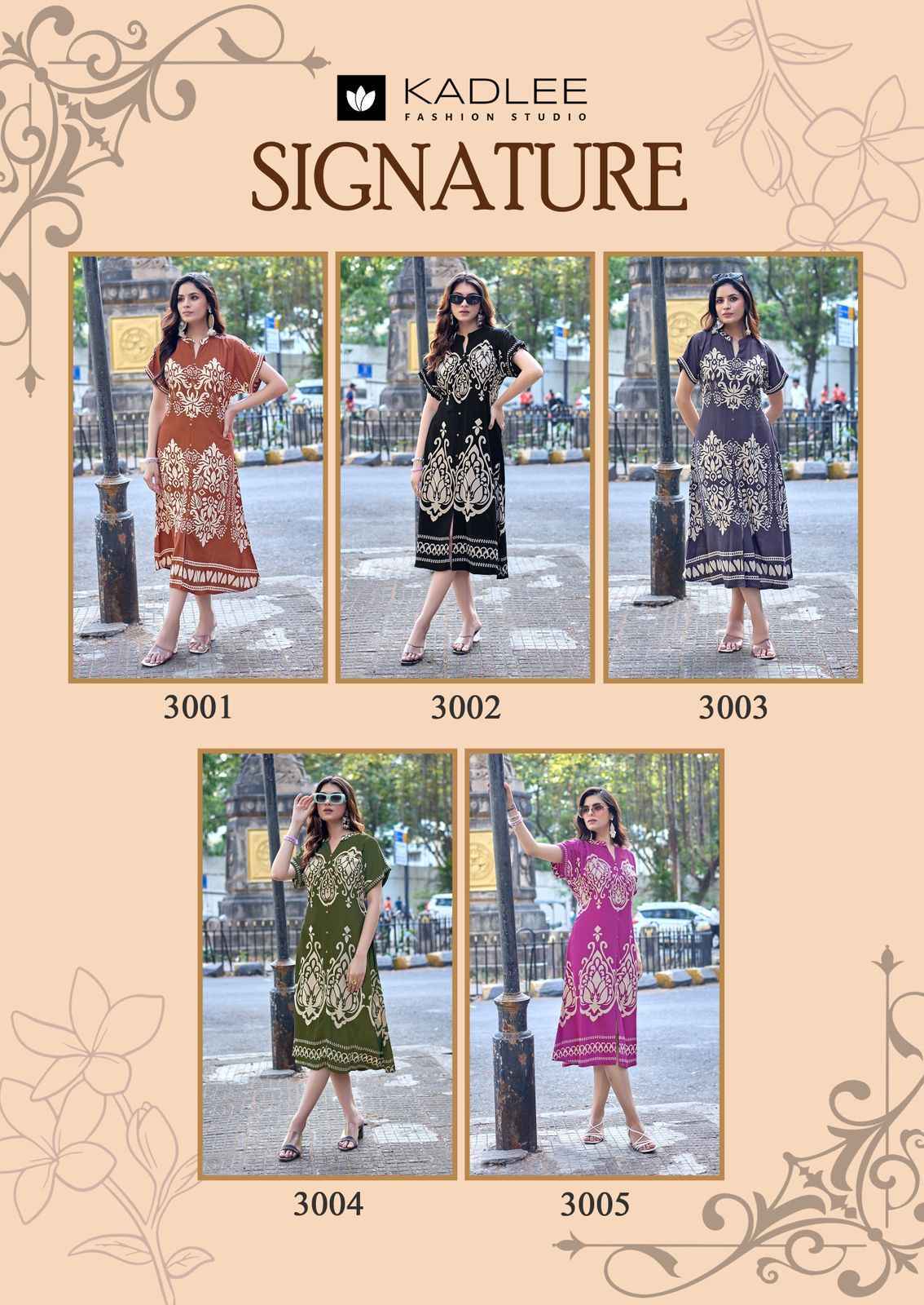 Kadlee Signeture Rayon Kurti (5 pcs Catalogue)