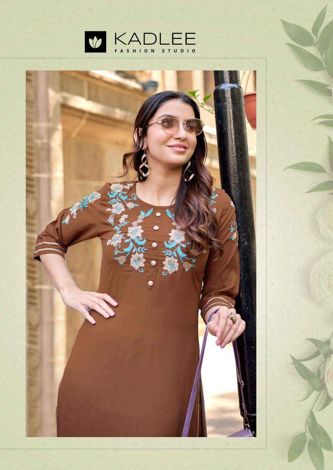 Kadlee Suchitra Rayon Kurti (6 pcs Catalogue)
