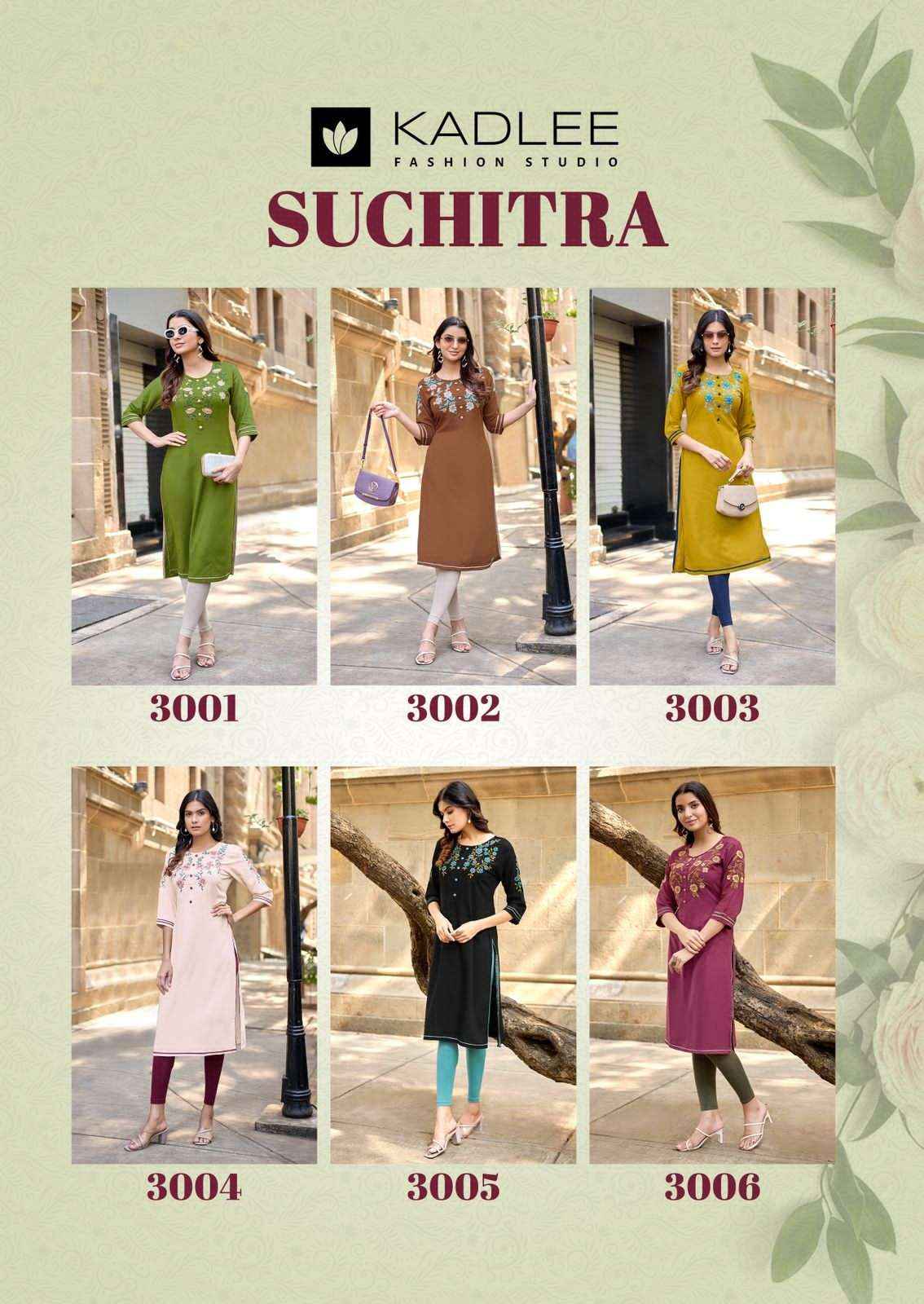 Kadlee Suchitra Rayon Kurti (6 pcs Catalogue)