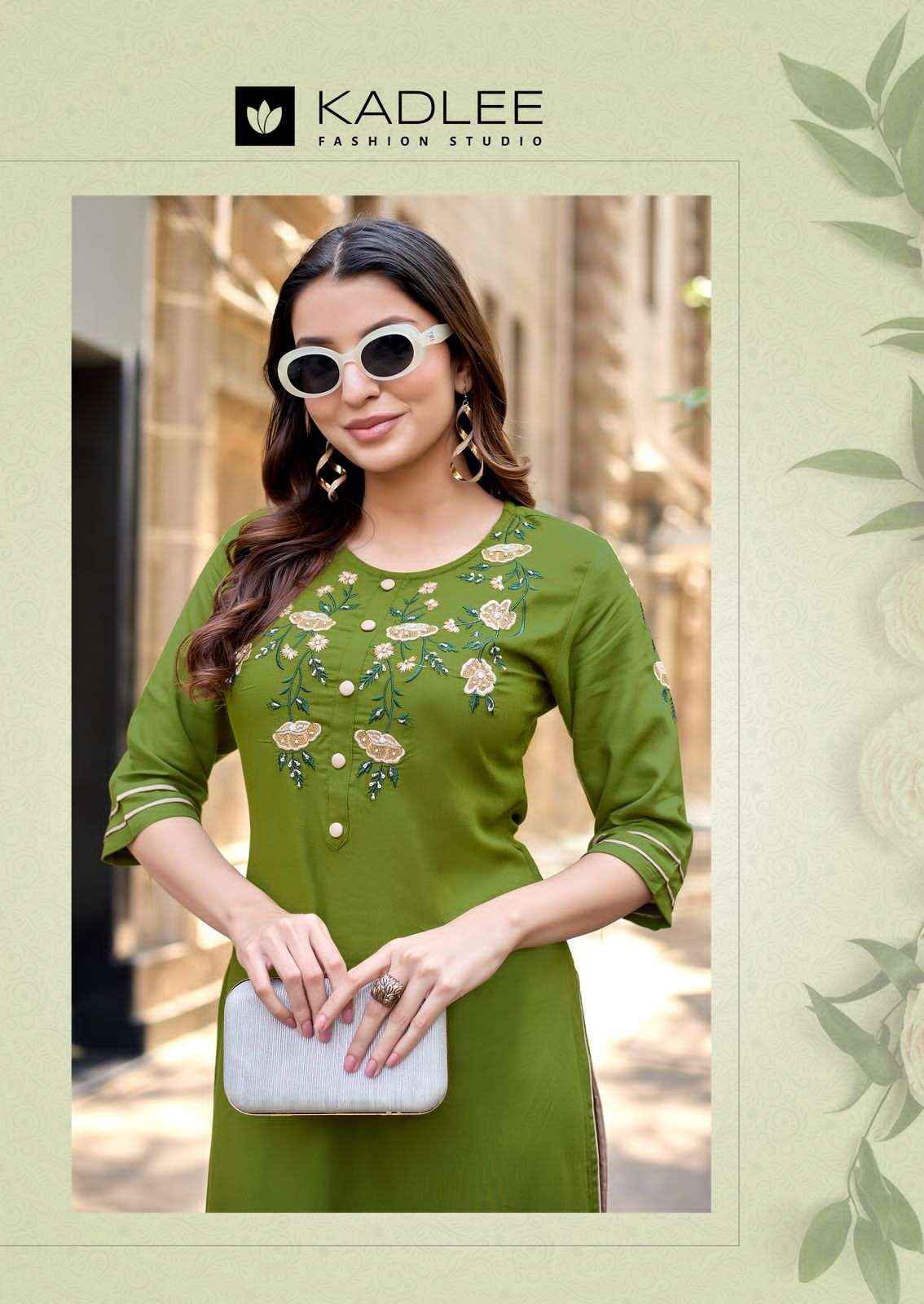 Kadlee Suchitra Rayon Kurti (6 pcs Catalogue)