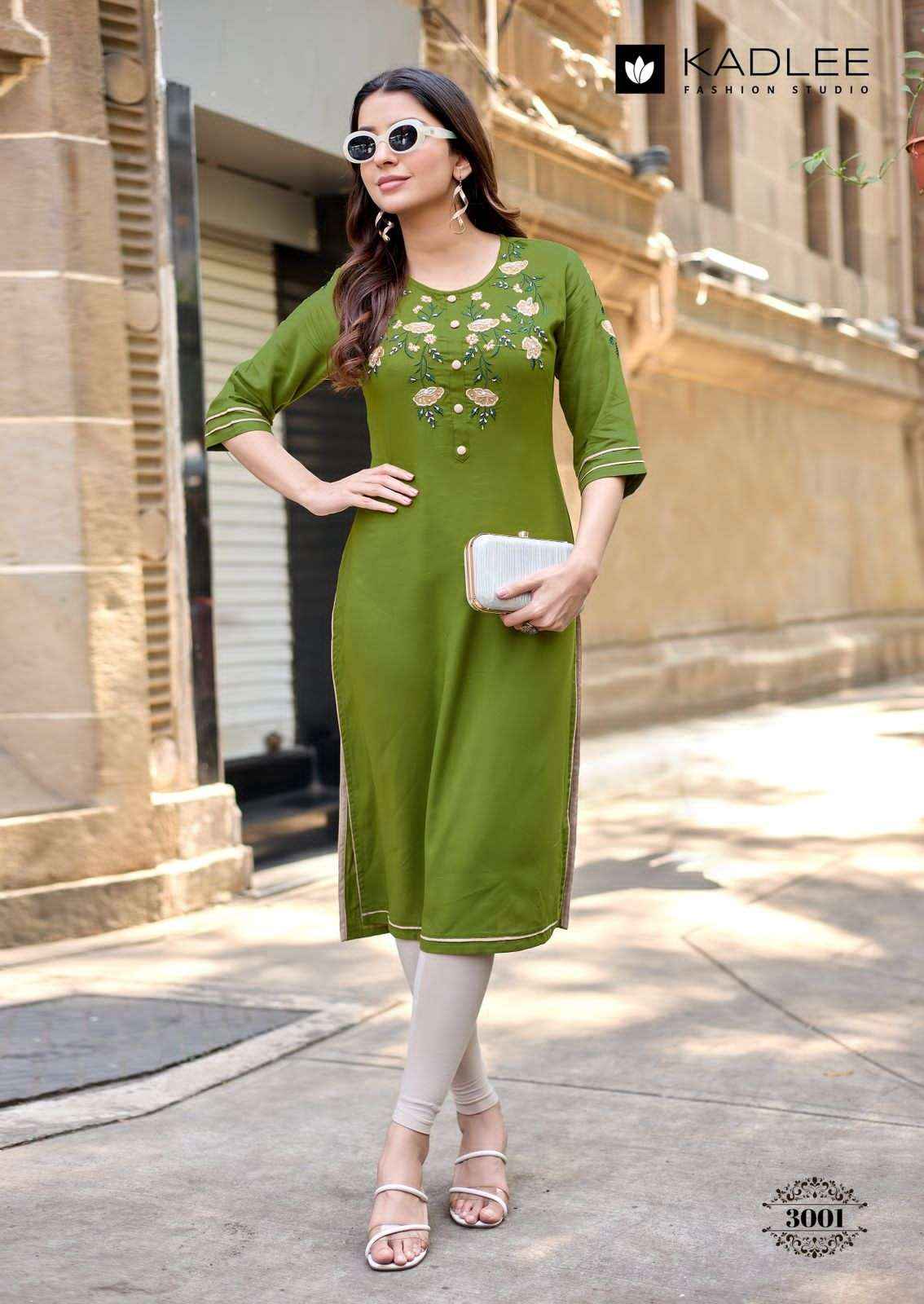 Kadlee Suchitra Rayon Kurti (6 pcs Catalogue)