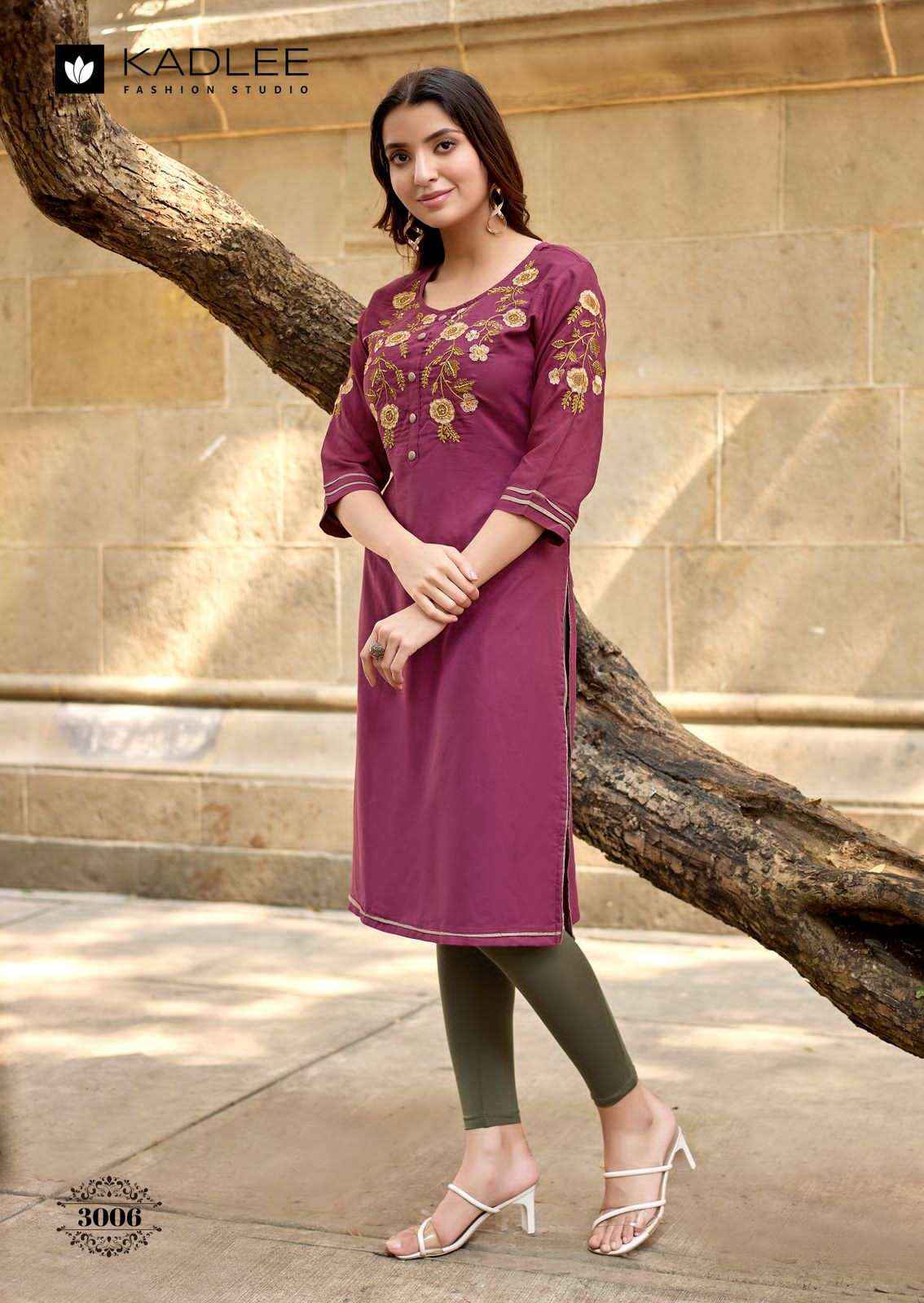 Kadlee Suchitra Rayon Kurti (6 pcs Catalogue)