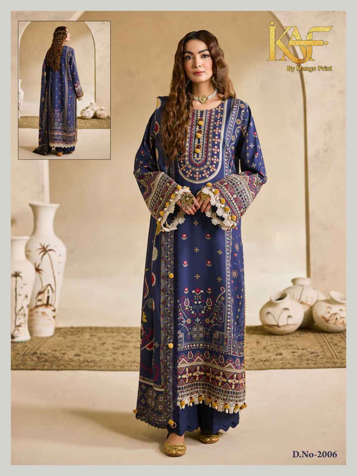 KAF Fabric Royal Rawa Vol-2 Cotton Dress Material (6 Pc Catalouge)