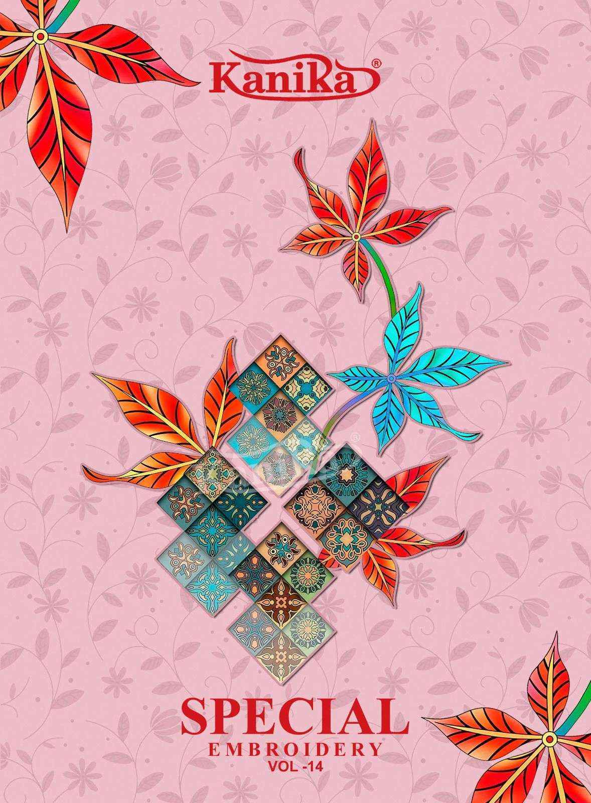 Kanika Special Embroidery Vol-14 Cotton Readymade Suit (12 pcs Catalogue)