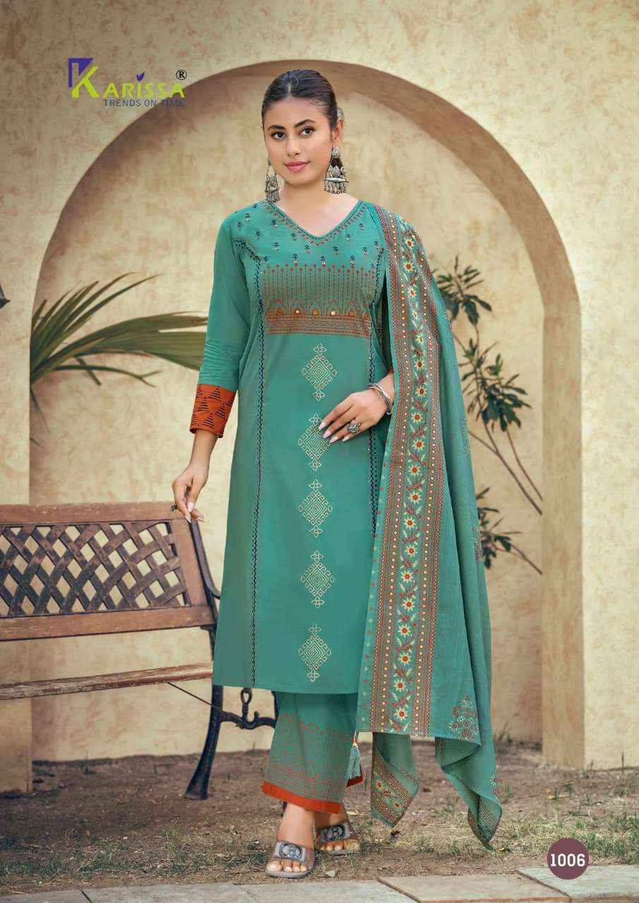 Karissa Kanika Cotton Readymade Suit (6 pcs Catalogue)
