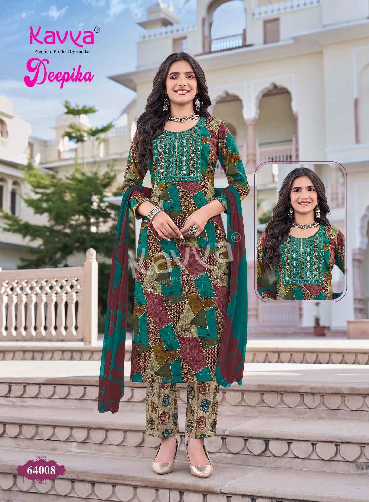 Kavya Deepika Vol-64 Capsule Readymade Suit (10 pcs Catalogue)