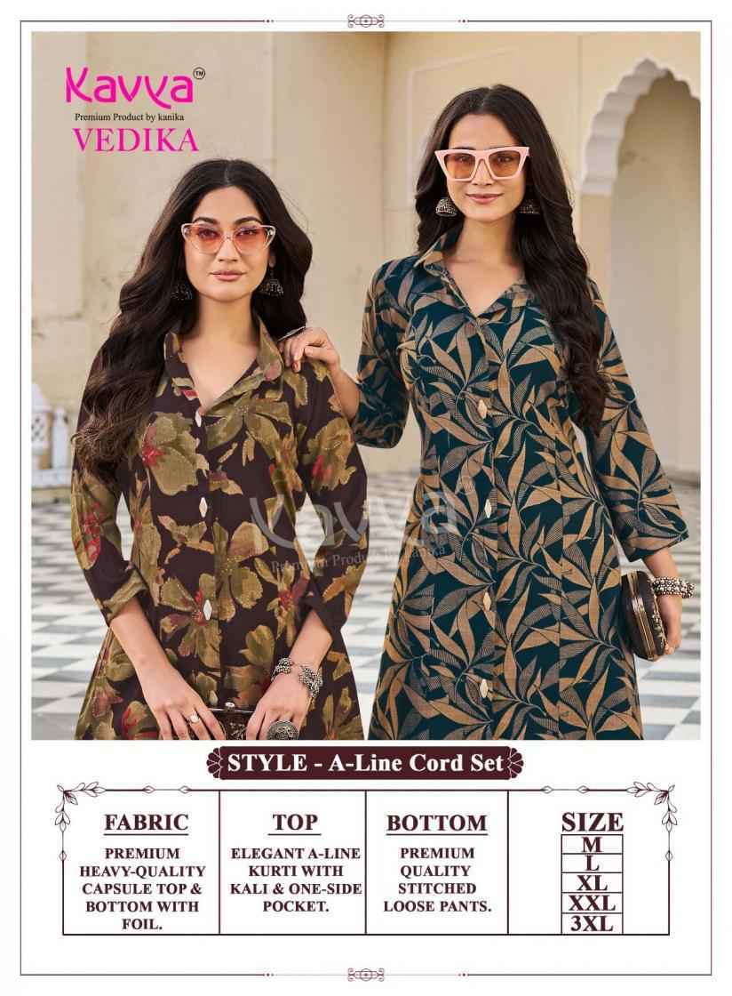 Kavya Vedika Vol-4 Capsule Co Ord Set (10 pcs Catalogue)