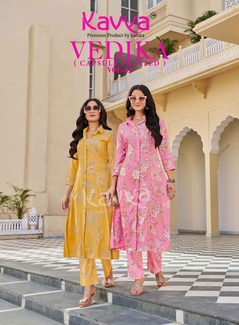 Kavya Vedika Vol-4 Capsule Co Ord Set (10 pcs Catalogue)