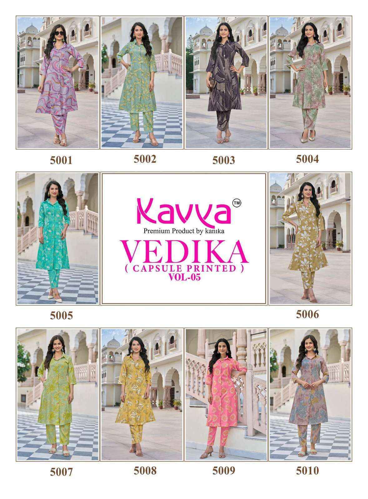 Kavya Vedika Vol-5 Capsule Co Ord Set (10 pcs Catalogue)