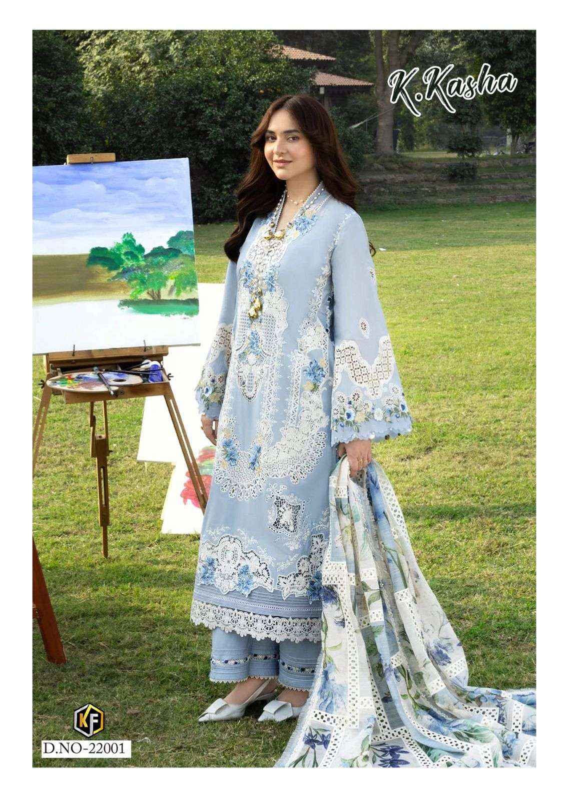 Keval Fab K Kasha Vol-22 Readymade Cotton Dress (6 pcs Cataloge)