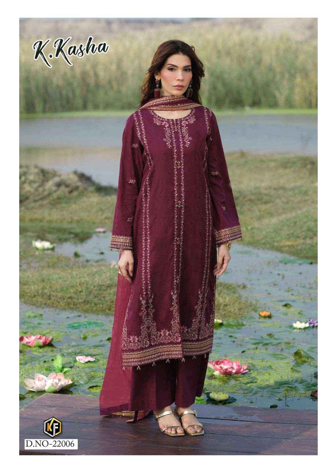 Keval Fab K Kasha Vol-22 Readymade Cotton Dress (6 pcs Cataloge)