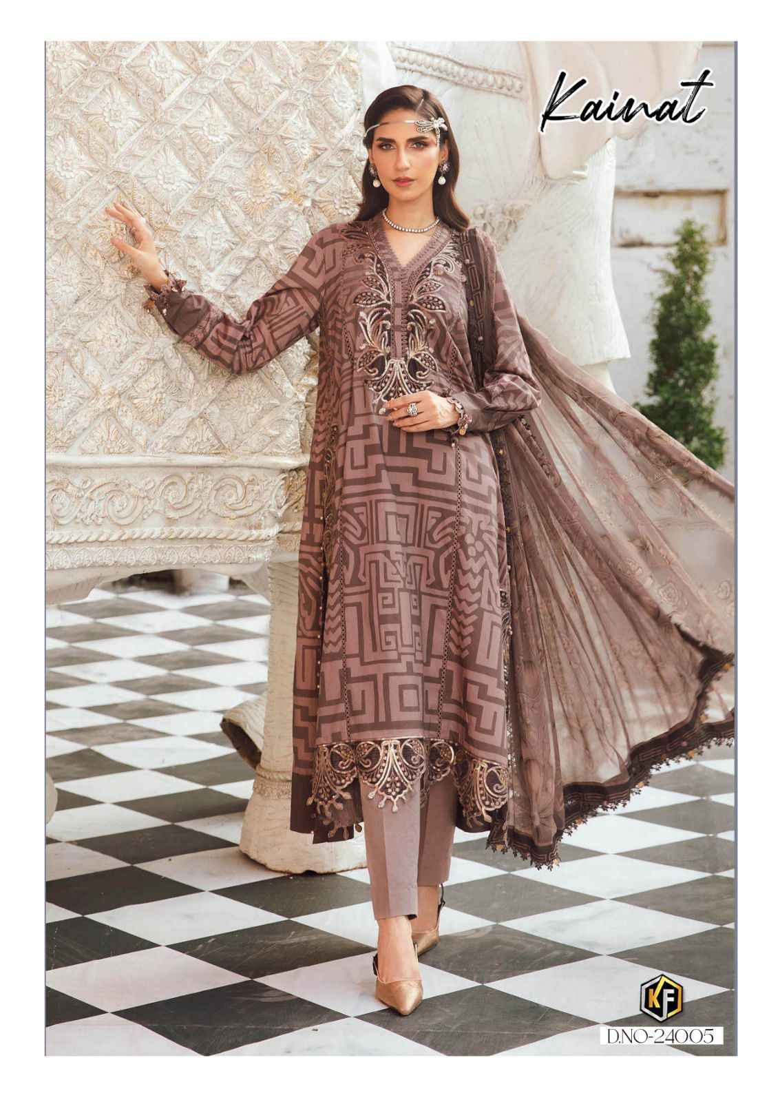Keval Fab Kainat Vol 24 Readymade Cotton Dress 6 pcs Catalogue