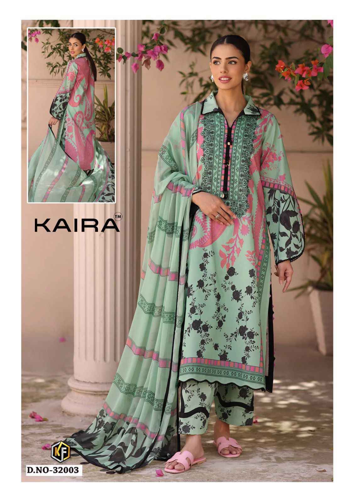 Keval Fab Kaira Vol-32 Lawn Cotton Dress Material (6 pcs Catalogue)
