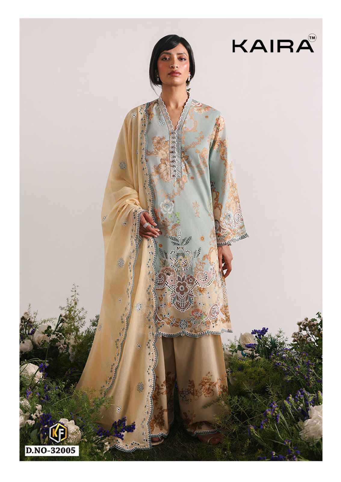 Keval Fab Kaira Vol-32 Lawn Cotton Dress Material (6 pcs Catalogue)