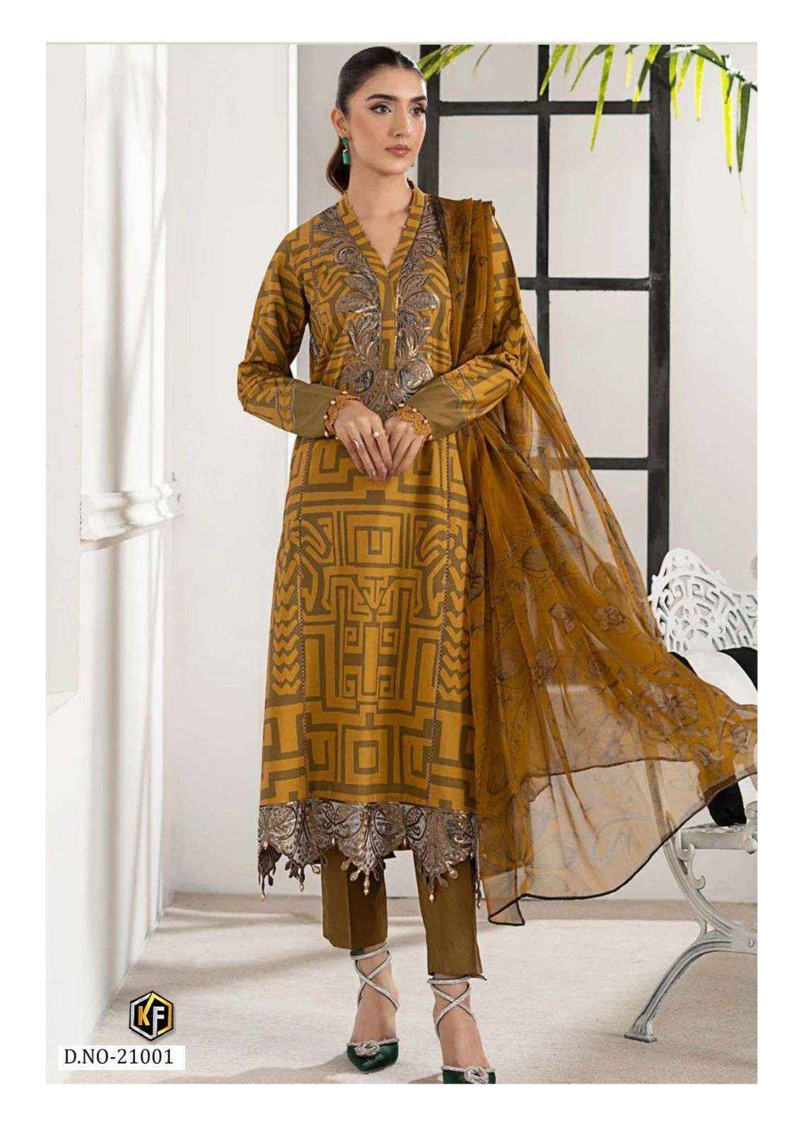 Keval Fab Maryum & Maria Vol-21 Cotton Dress Material (6 pcs Catalogue)